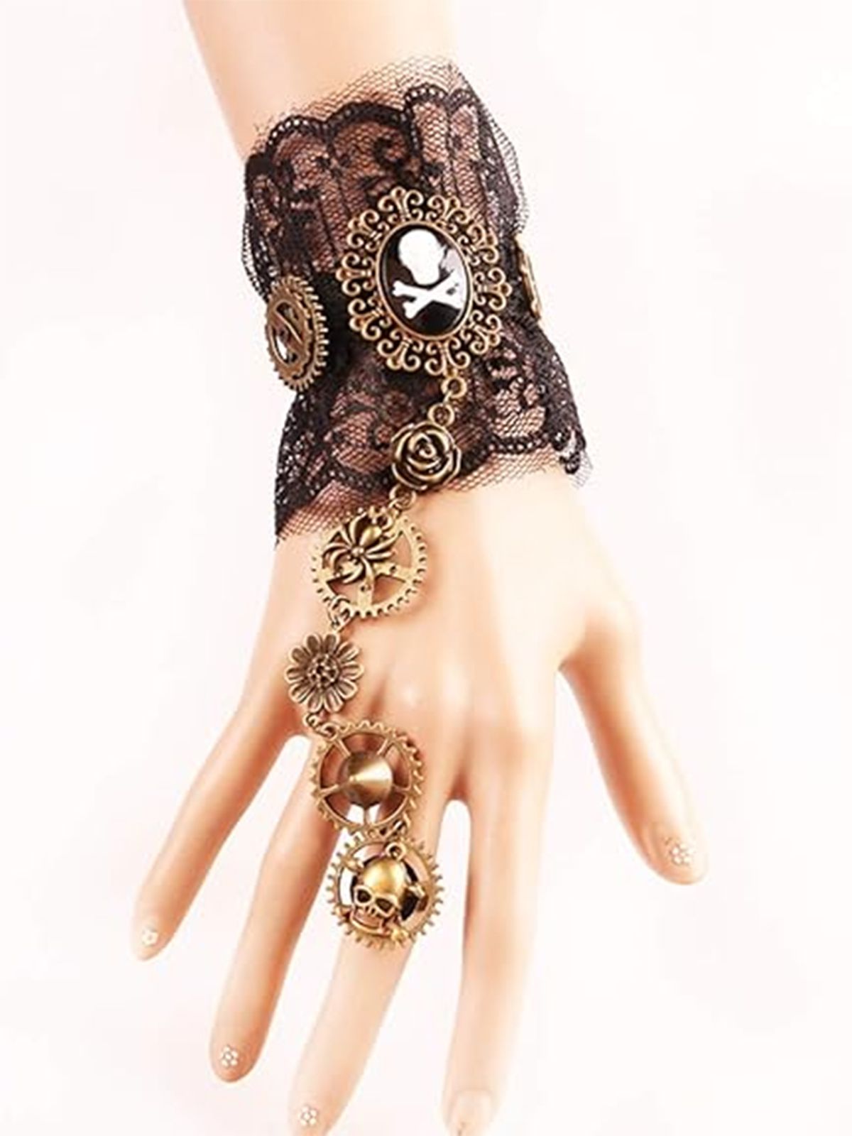 Retro Halloween Gear Steampunk Bracelet , 2 of 9