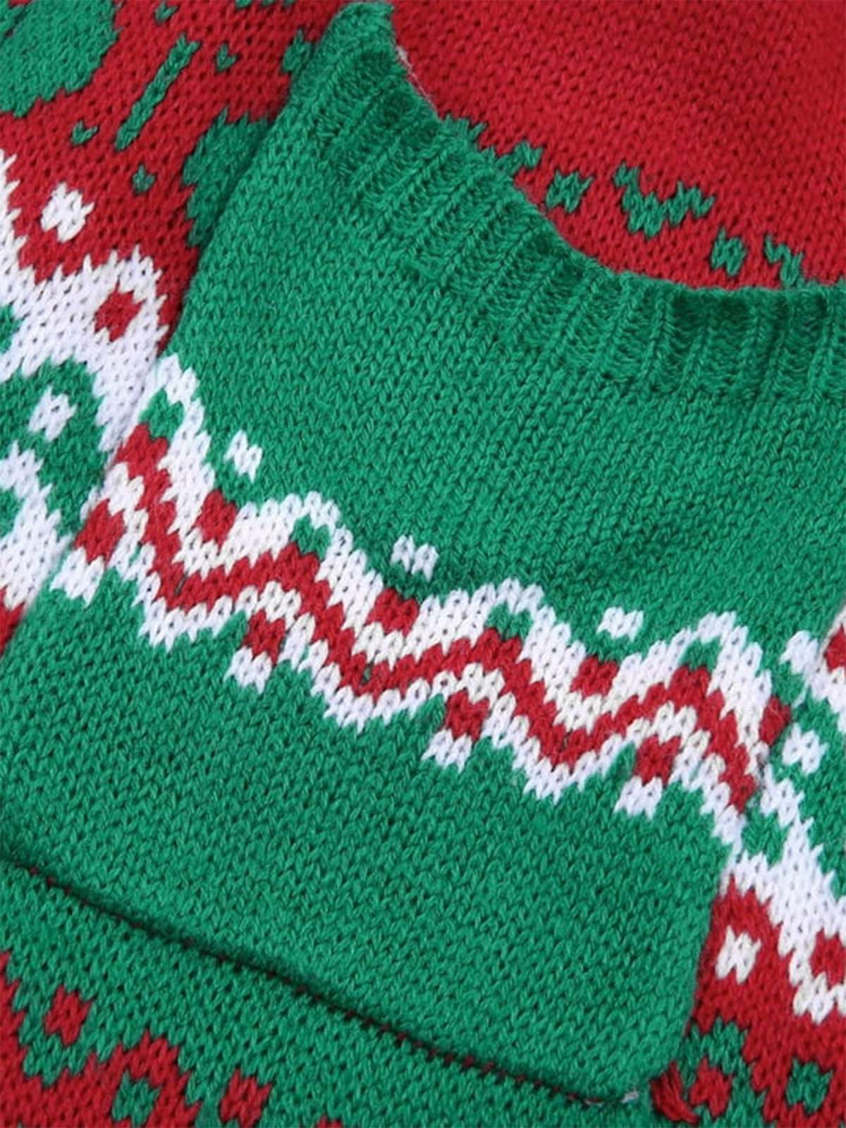 Happy Christmas Straps Knitted Jumpsuit, 7 of 8