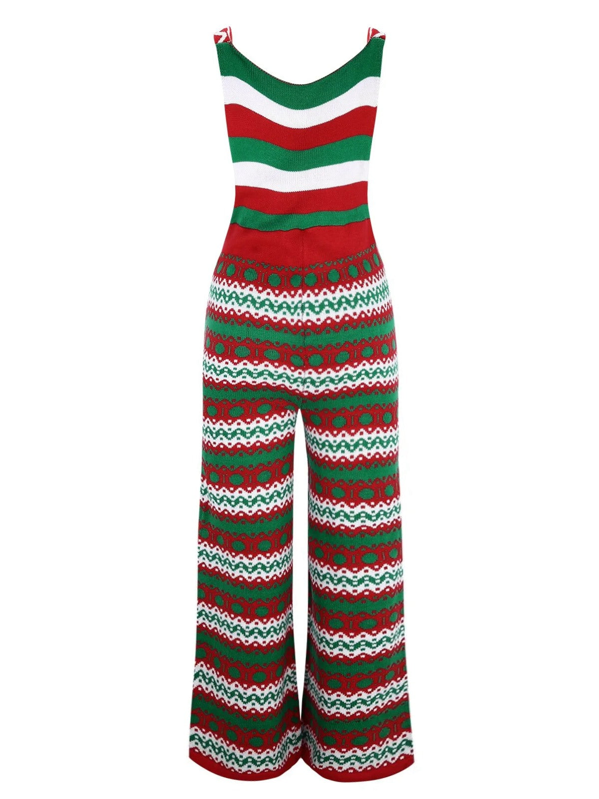 Happy Christmas Straps Knitted Jumpsuit, 5 of 8
