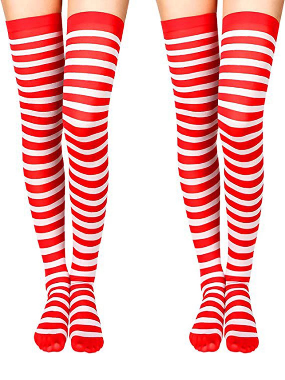 Christmas Stripes Candy Cane Stockings , 2 of 6