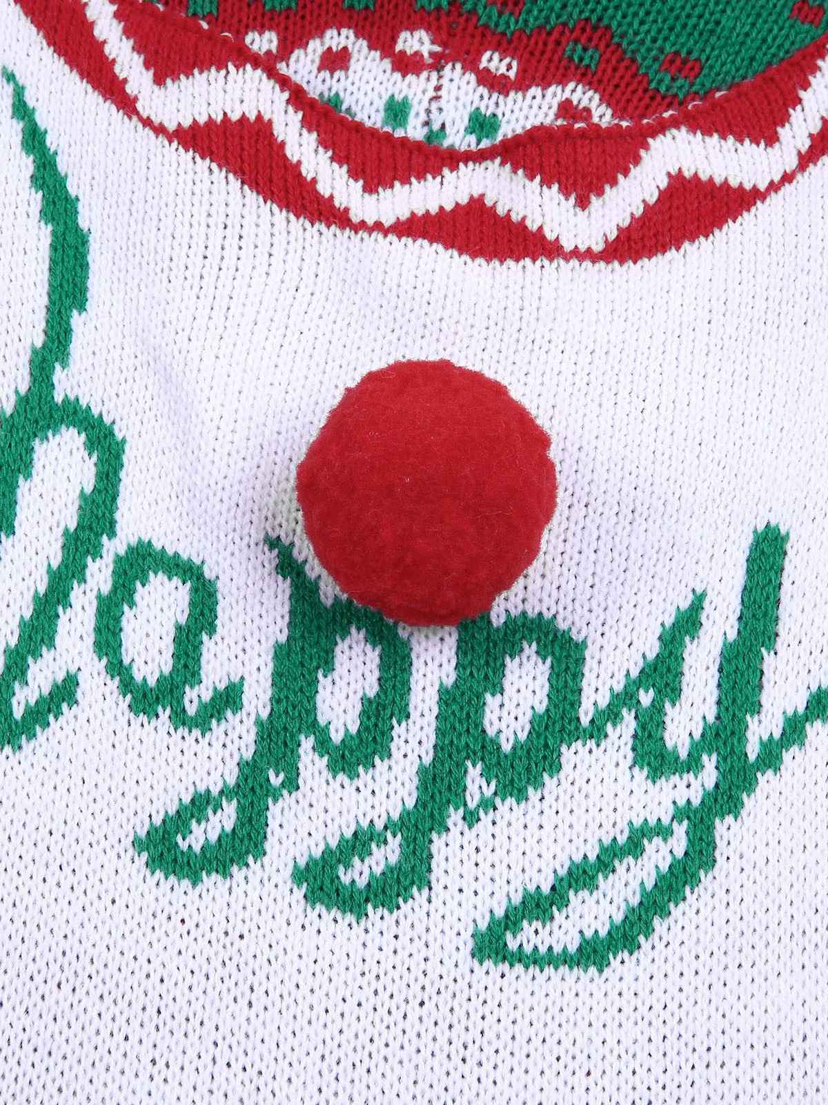 Happy Christmas Straps Knitted Jumpsuit, 6 of 8