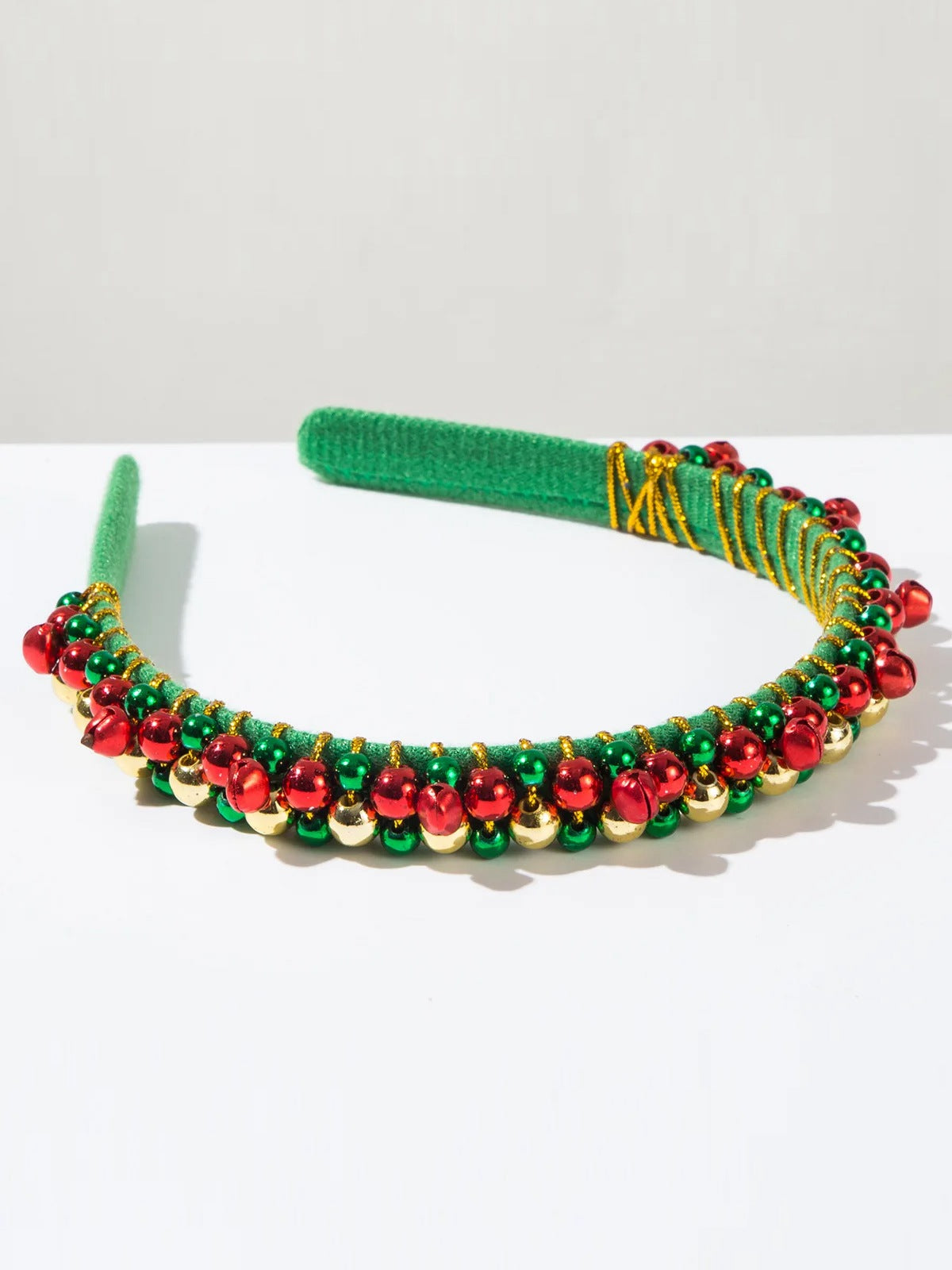 Christmas Colored Bell Beads Headband , 7 of 9