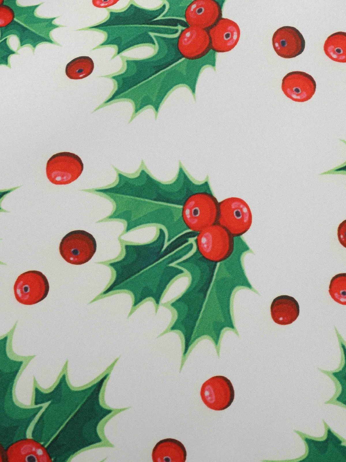 Christmas V-Neck Patchwork Swing Dress , 14 of 15