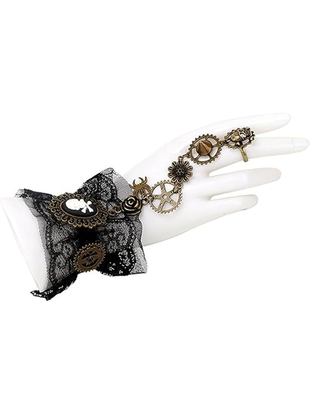 Retro Halloween Gear Steampunk Bracelet , 5 of 9