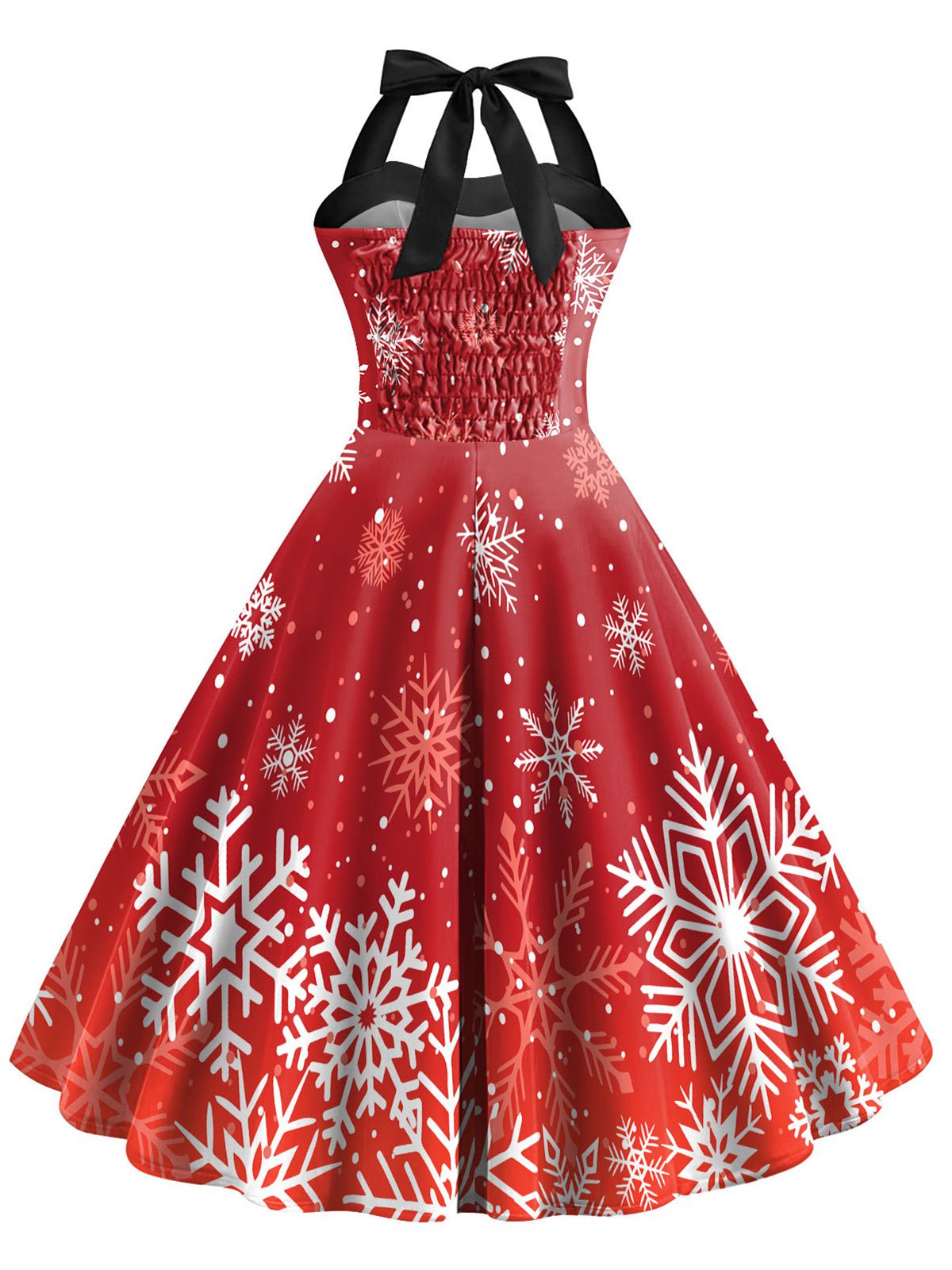 Christmas Snowflake Halter Dress , 3 of 3