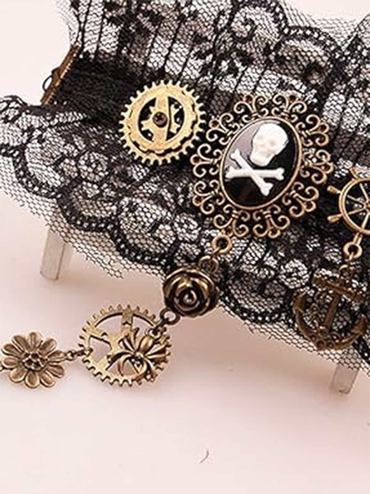 Retro Halloween Gear Steampunk Bracelet , 8 of 9