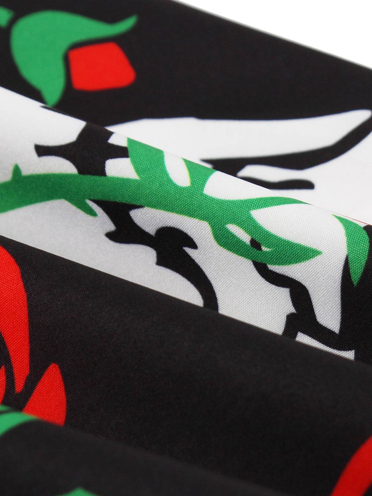 Halloween Pattern Wave Neck Patchwork Dress, 9 of 10