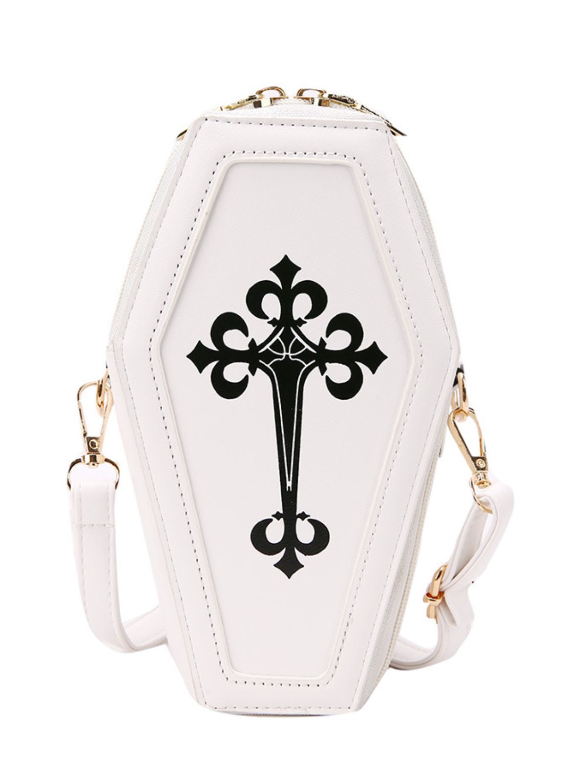 Halloween Latin Cross Coffin Bag , 2 of 4