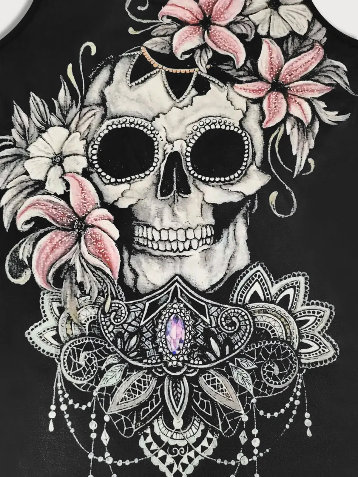 Skeleton Scoop Bodycon Dress, 5 of 5