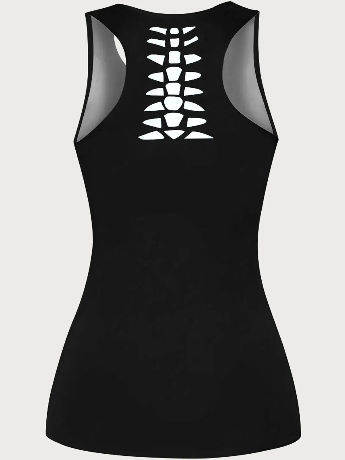 Skeleton Scoop Bodycon Dress, 2 of 5