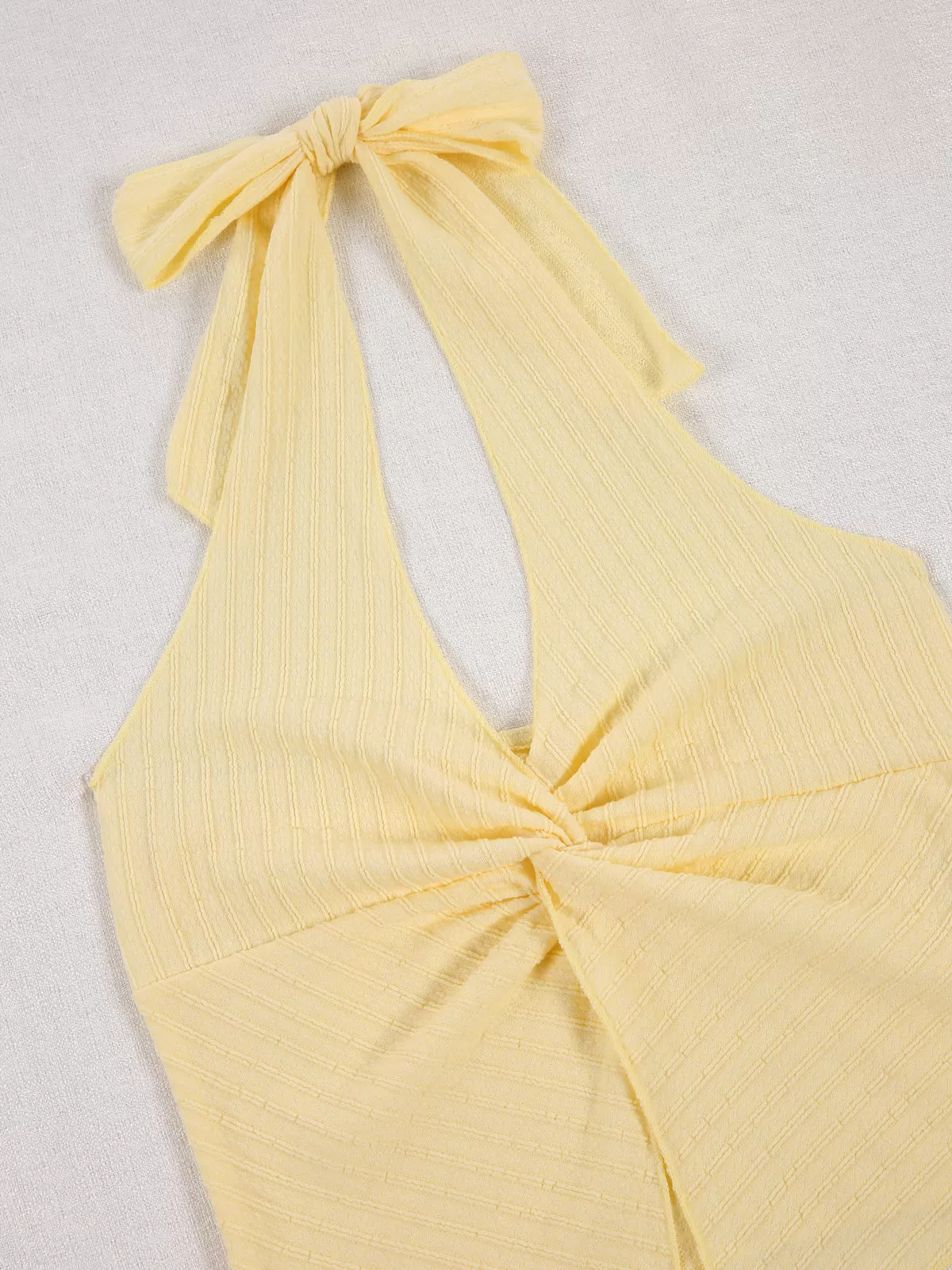 Solid Backless Halter Cami, 4 of 5