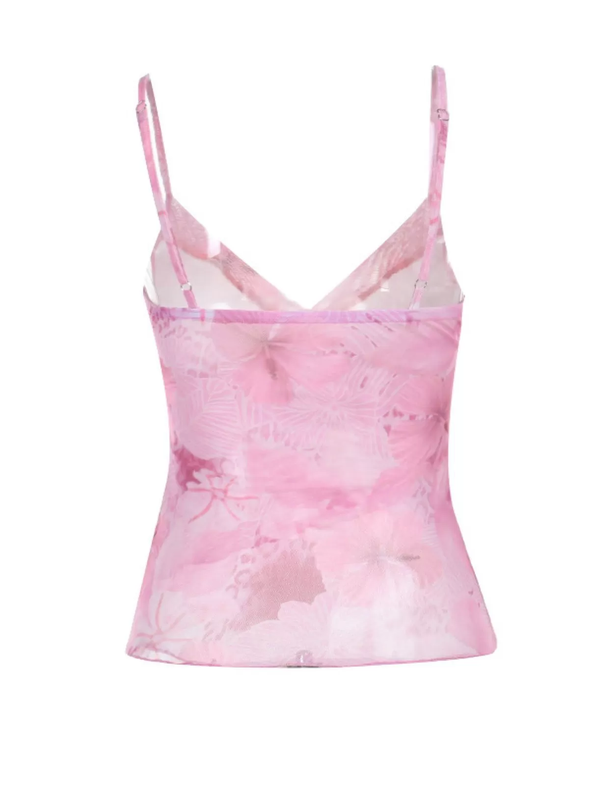 Floral Cut Out Spaghetti Strap Cami, 5 of 10