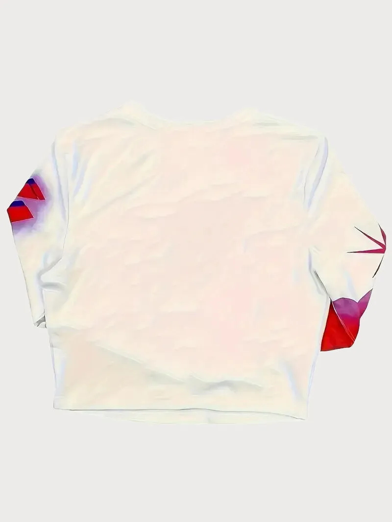 Heart Round Neck Lace-up Blouse & Heart Sweatpants, 4 of 5