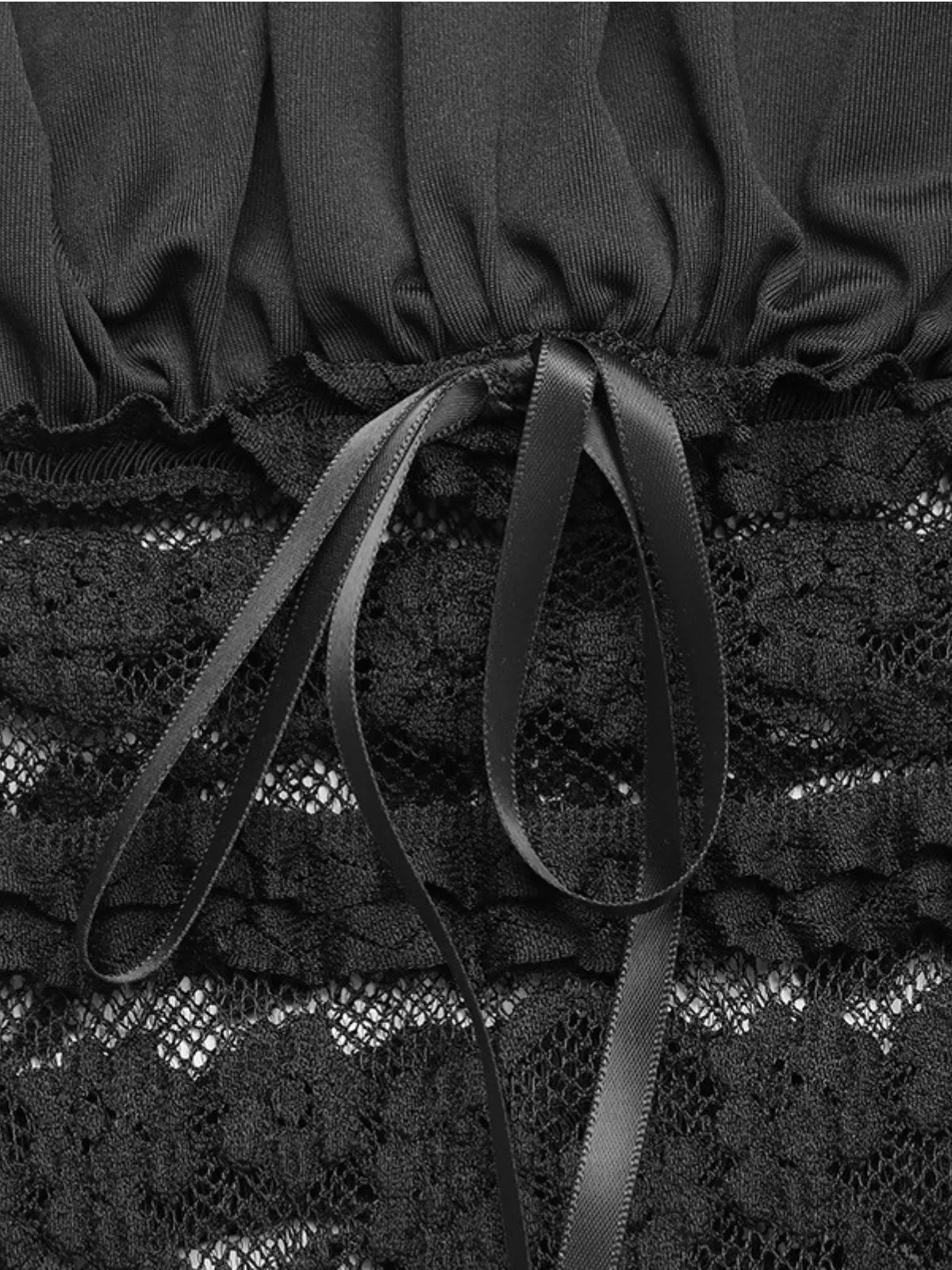 Solid Lace-up Spaghetti Strap Cami, 7 of 10