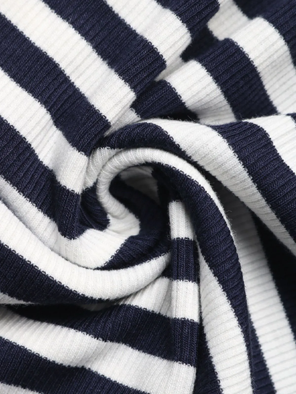 Striped Button Round Neck Cami, 7 of 9