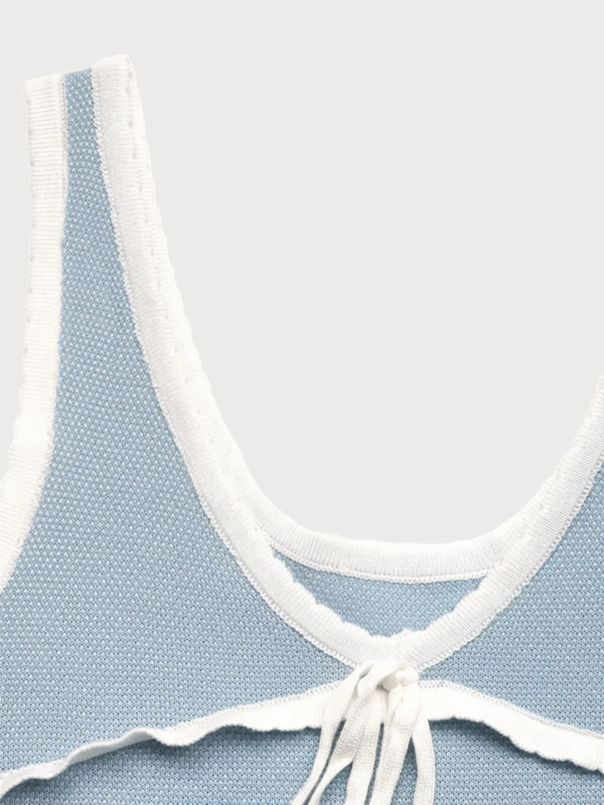 Solid Lace-up Spaghetti Strap Cami, 7 of 9