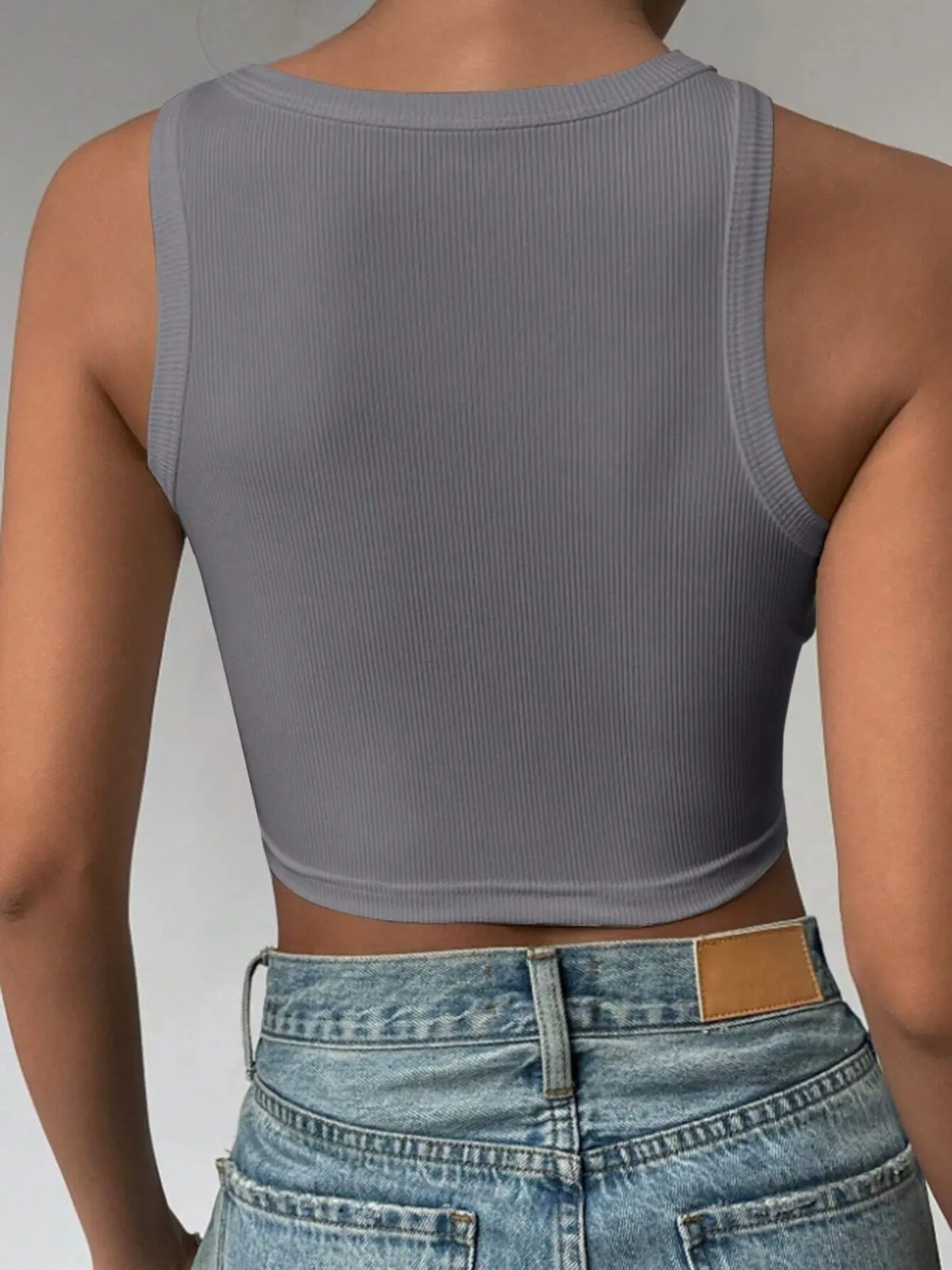 Solid Round Neck Cami, 2 of 2