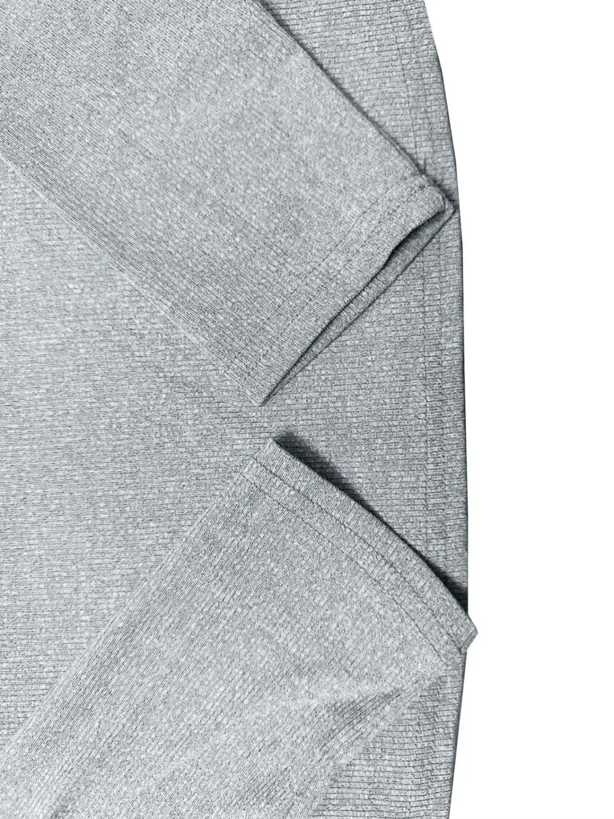 Plus Size Solid Notched Casual T-Shirt, 4 of 5