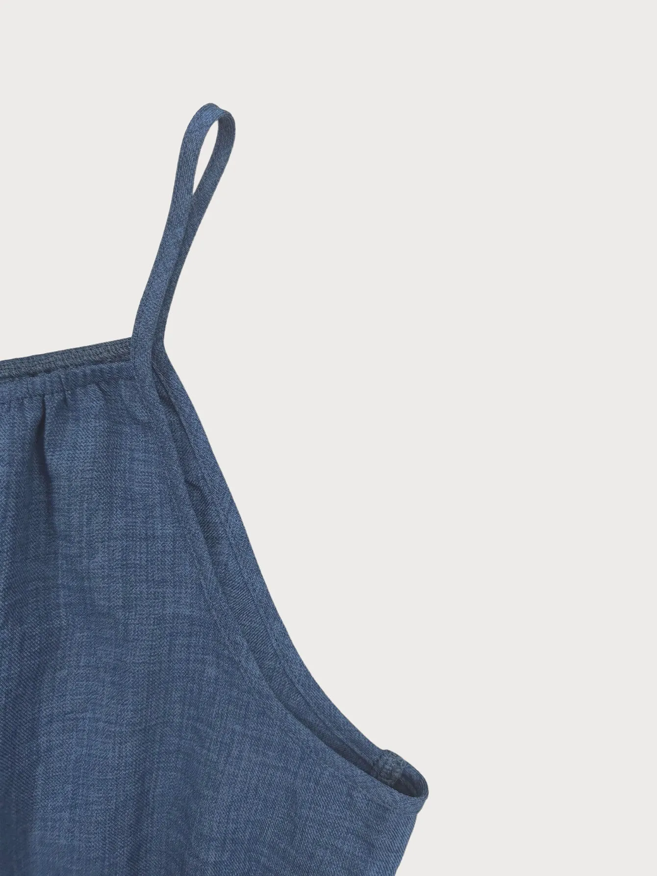 Casual Solid Tie Back Medium Rise Jumpsuits, 4 of 6