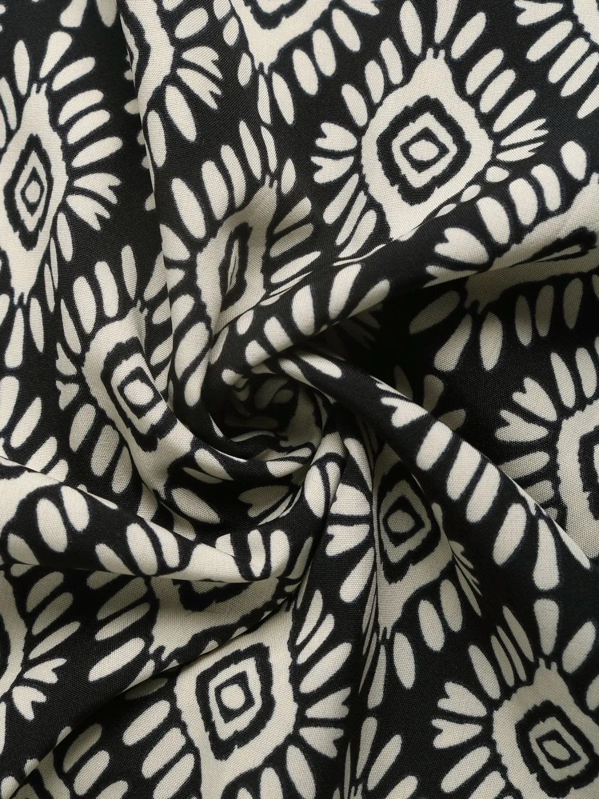 Boho Geometric Button Strapless High Rise Jumpsuits, 9 of 9