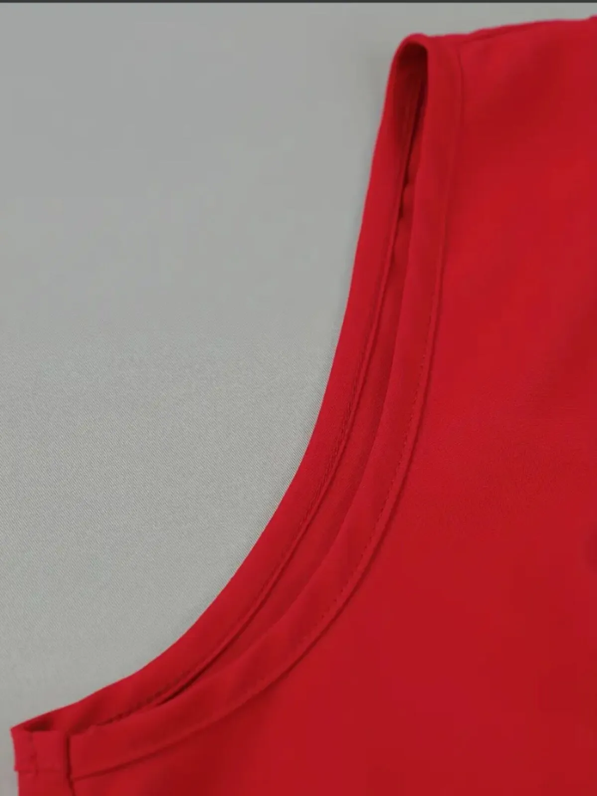 Solid Elegant Party V-neck A-line Dress, 4 of 5