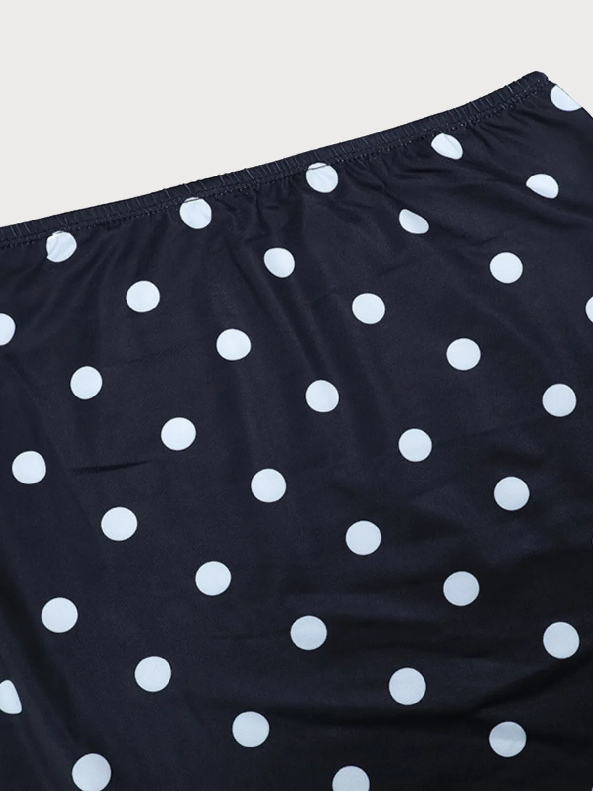 Polka Dots Retro Strapless Bandeau & Polka Dots BOdycon Skirt, 5 of 8