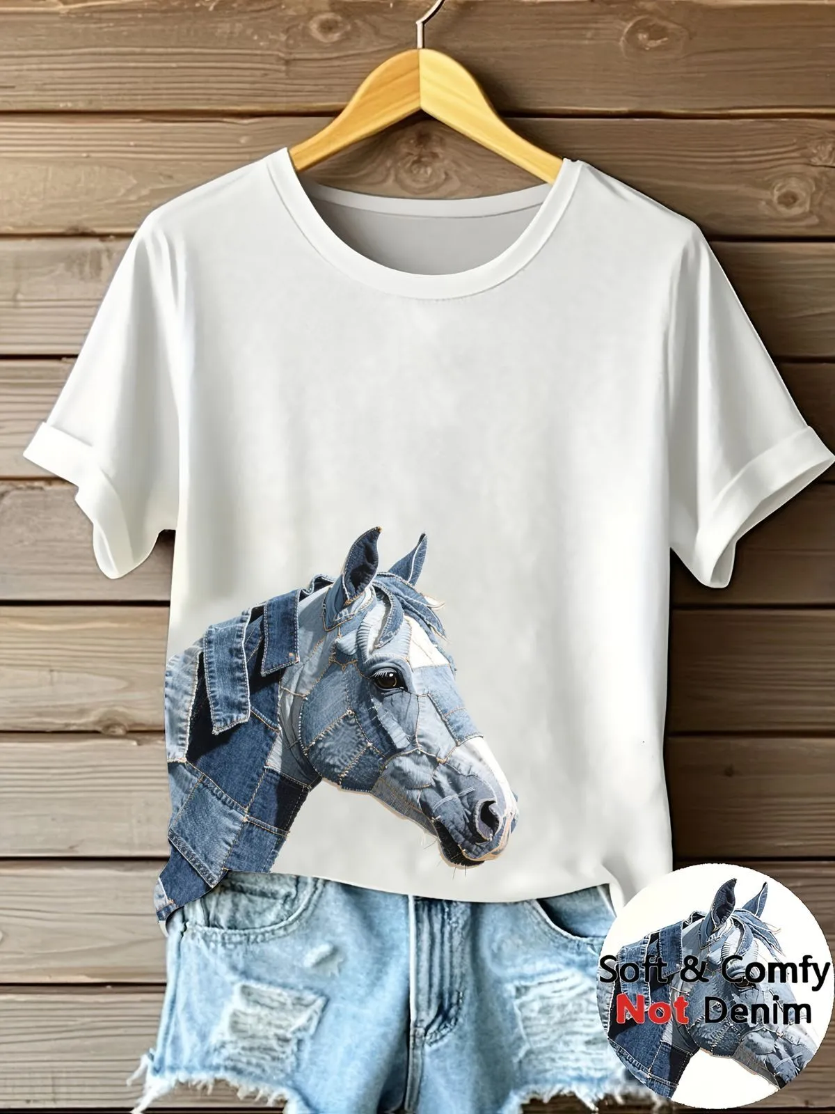 Animal Round Neck Regular T-shirt, 1 of 5