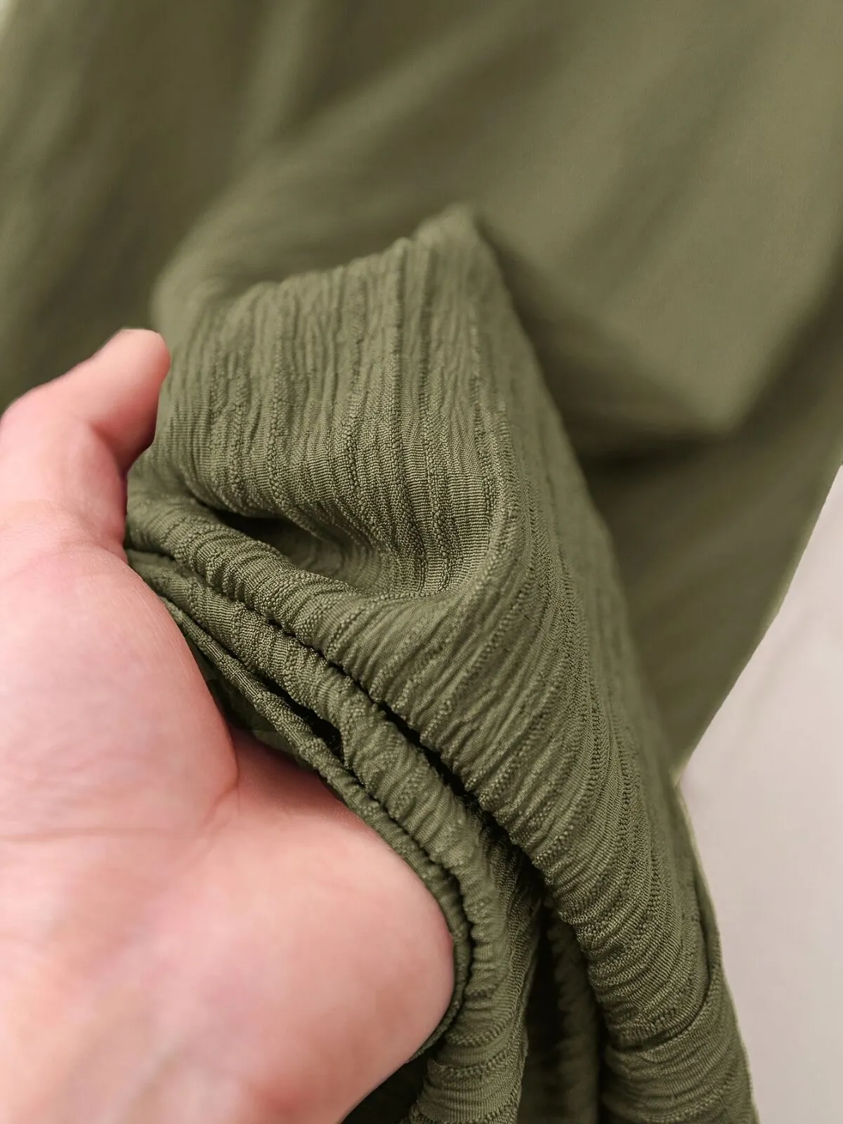 Plus Size Casual Comfy Solid Color Baggy High Rise Palazzo Pants, 7 of 7