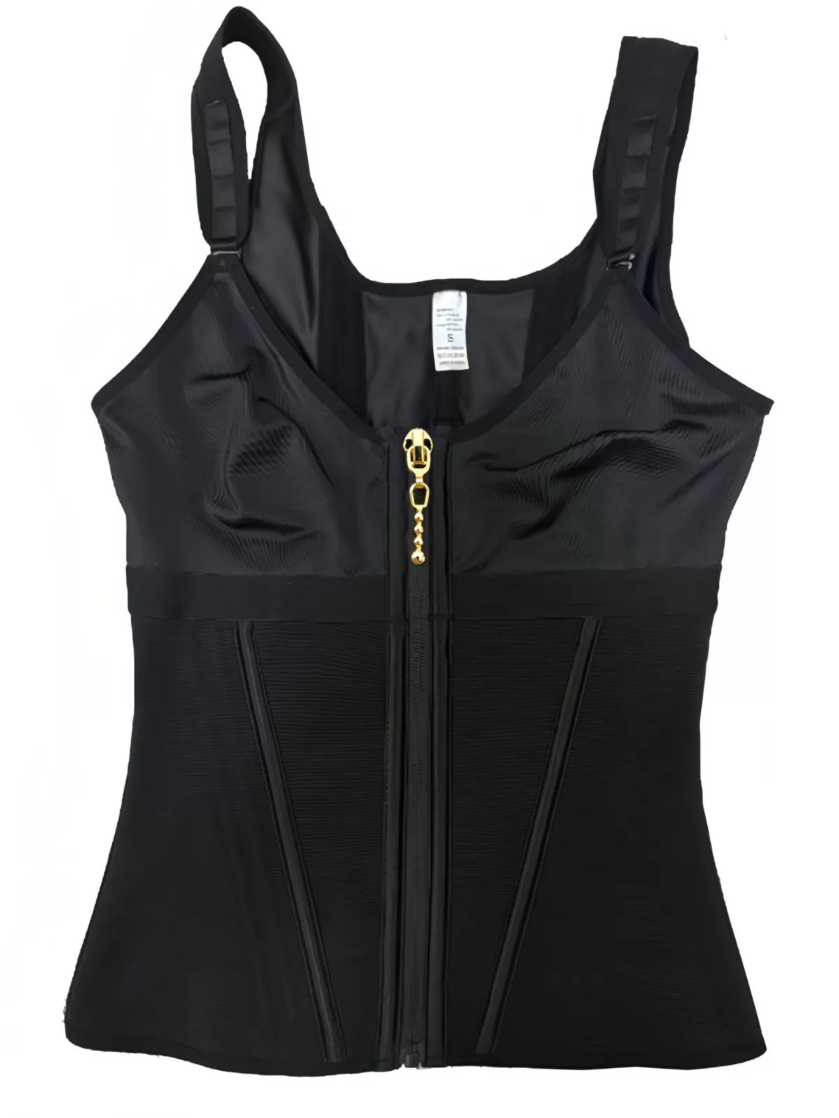 Solid Suspender Mesh Corset Adjustable Shoulder Strap Shapewear Tank, 8 of 8