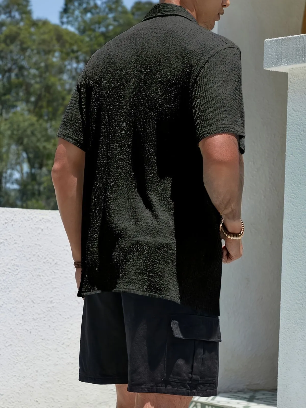 Men's Vintage Casual Button Lapel Shirts, 2 of 6