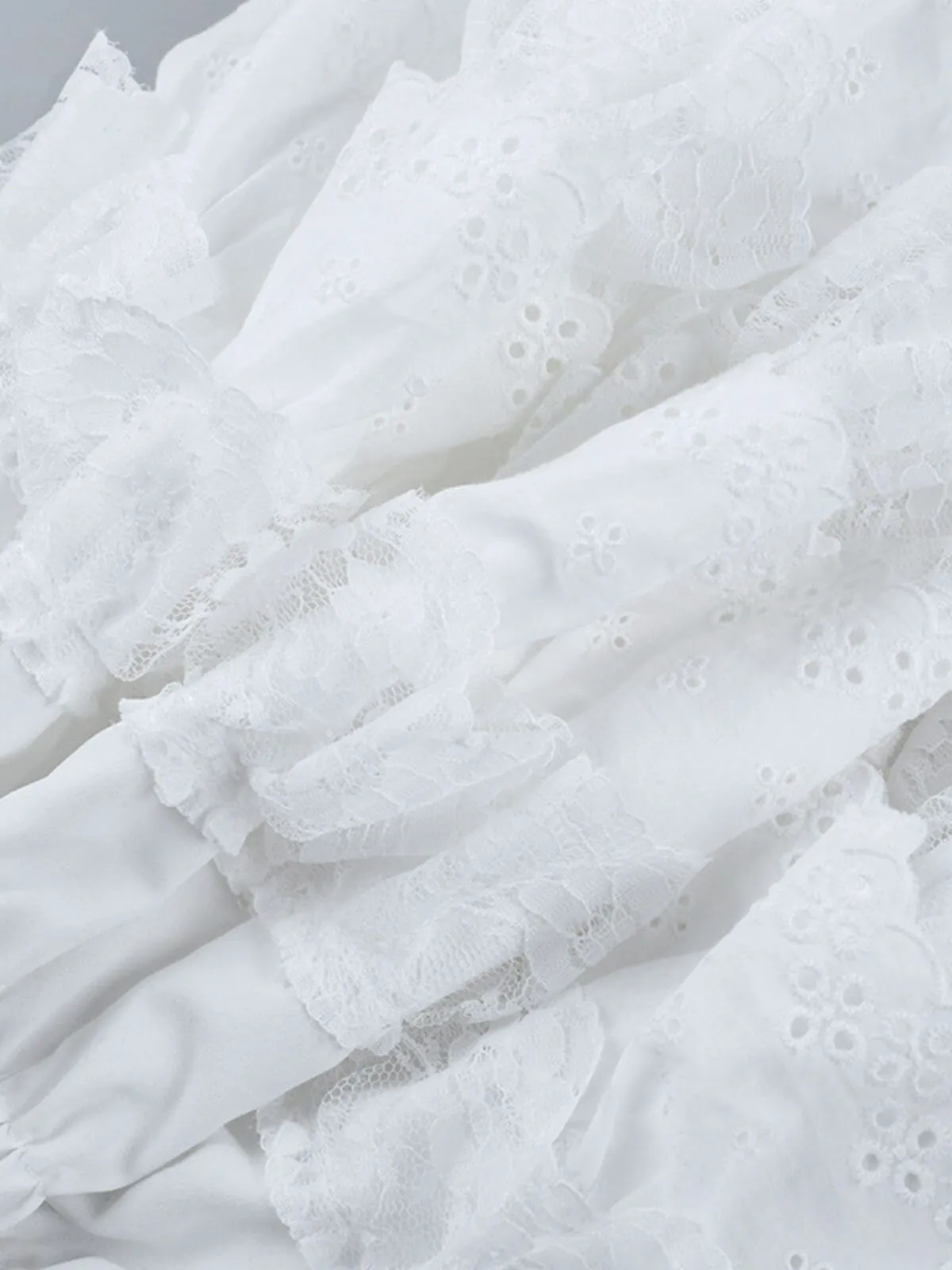 Solid Gothic Cross Pumpkin Pants Irregular Dark Subculture Alternative Fashion Ruched High Rise Skort, 6 of 8