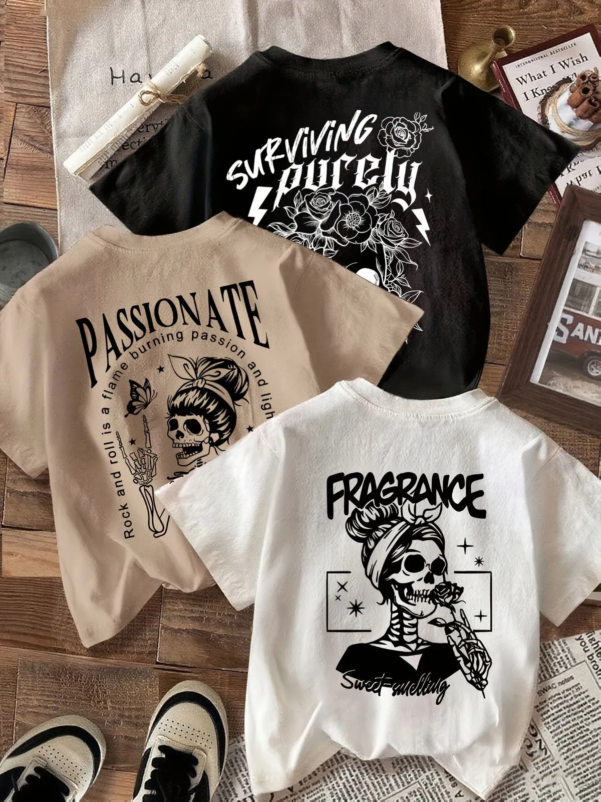 3-Pack Halloween Round Neck Graphic T-shirt, 2 of 5