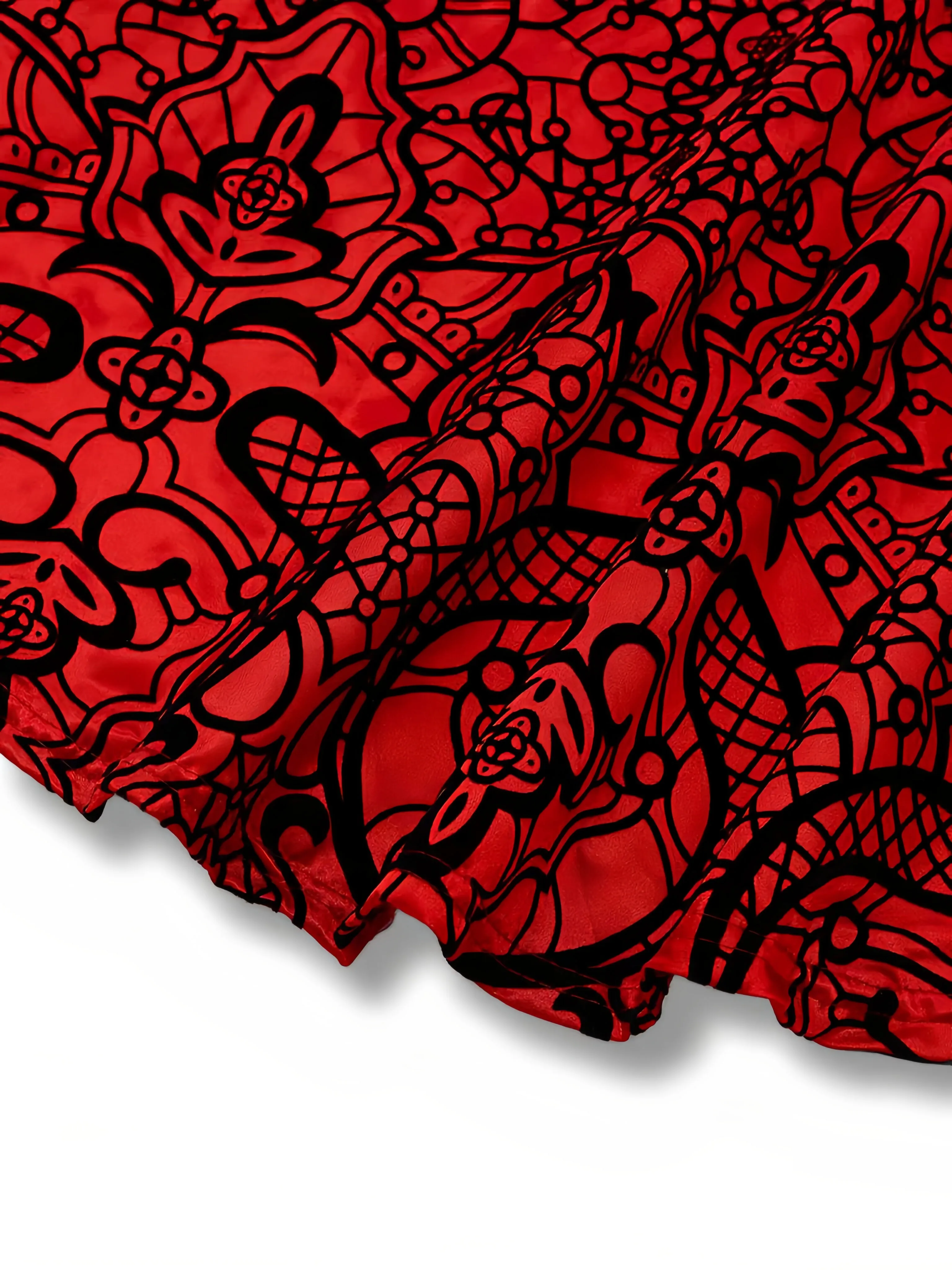 Halloween Gothic Little Red Riding Hood Cosplay Costume A-line Dress, 10 of 10