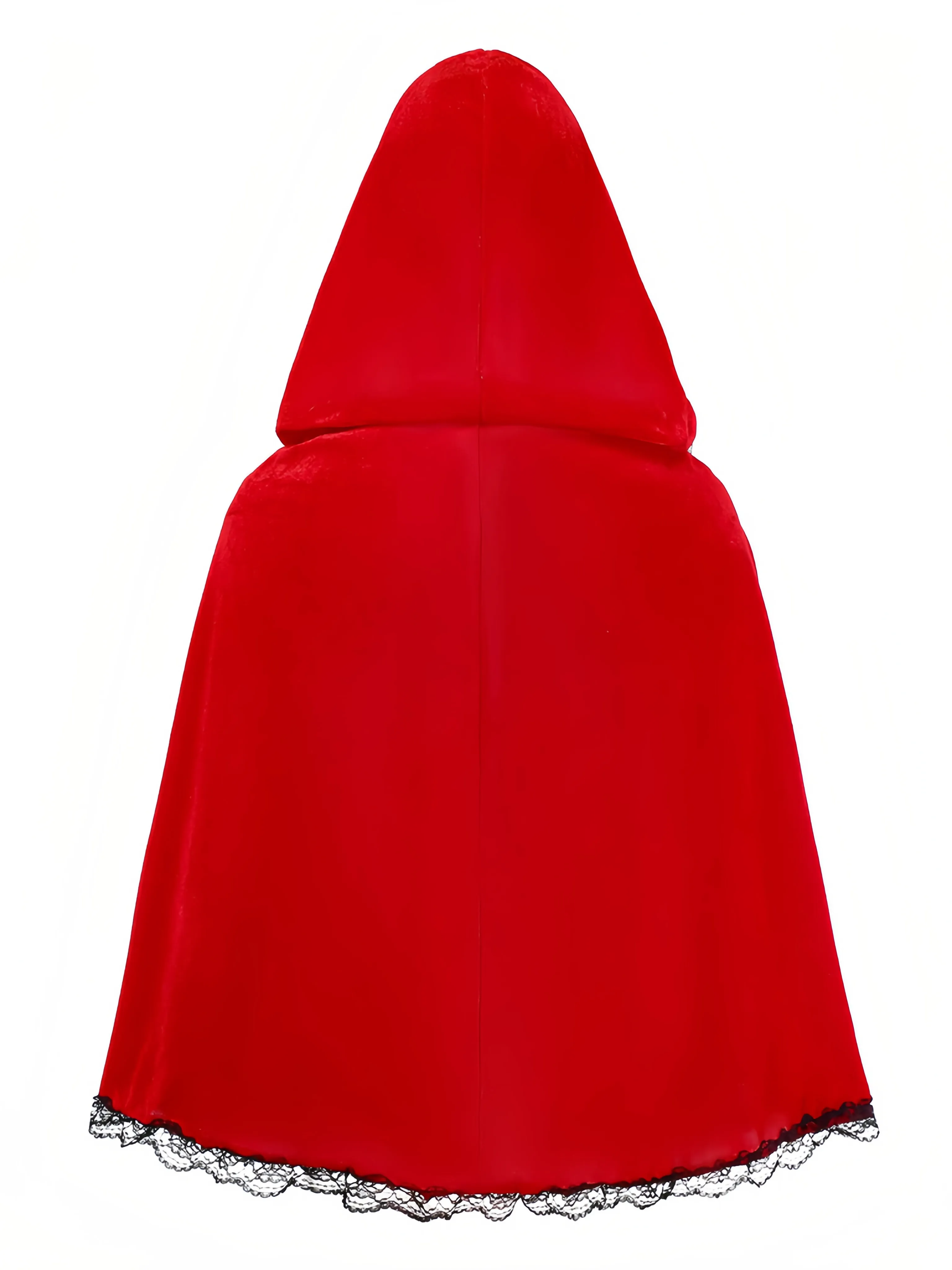 Halloween Gothic Little Red Riding Hood Cosplay Costume A-line Dress, 7 of 10