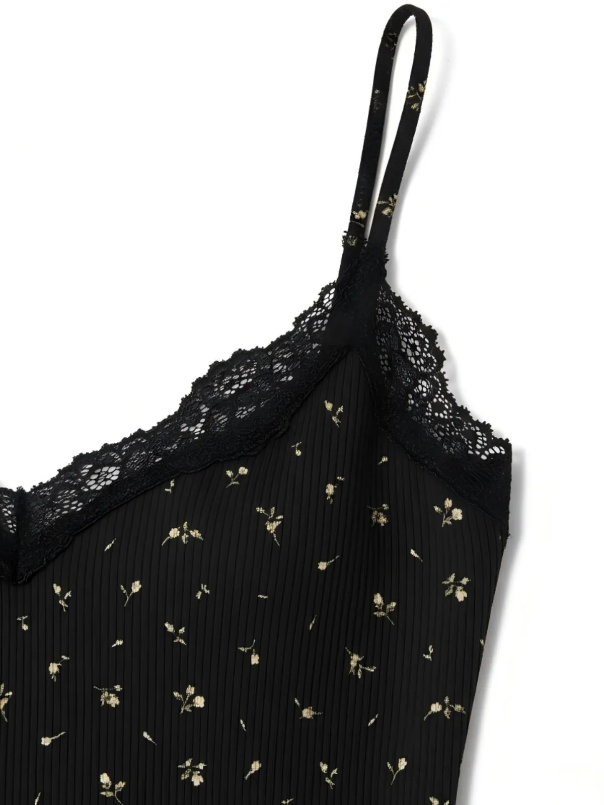 Ditsy Floral Lace Spaghetti Strap Bodysuits, 7 of 7