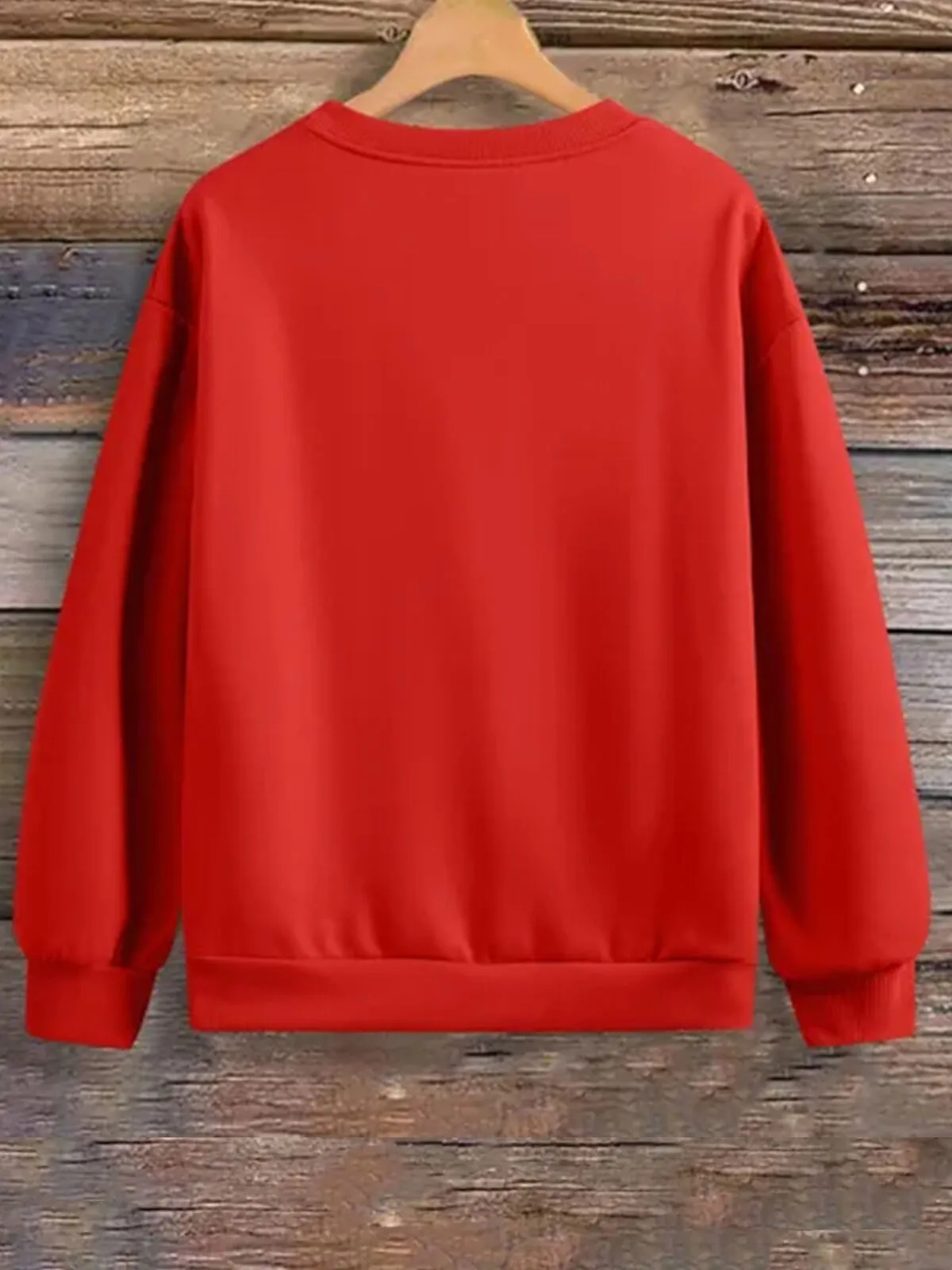 Christmas Gift Trendy Bow Round Neck Drop Shoulder Sweatshirt, 2 of 4