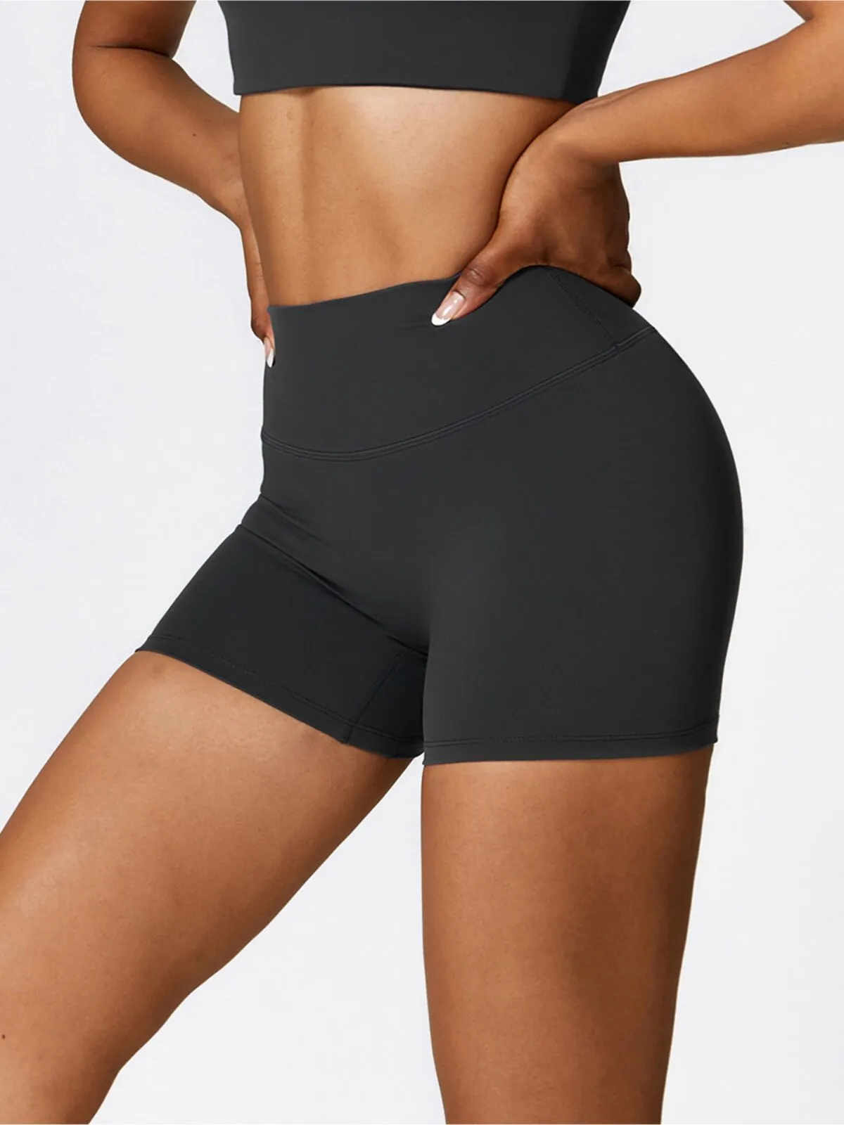 Solid Seamless Yoga High Waist Workout  Leggings, 4 of 5