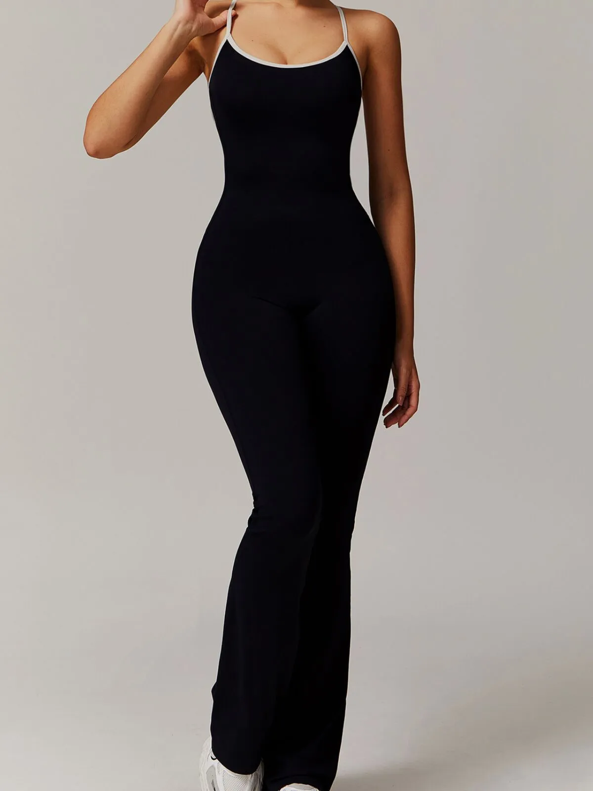 Sexy Back V Gym Training Yoga Suit Stretch Jumpsuits, 5 of 5