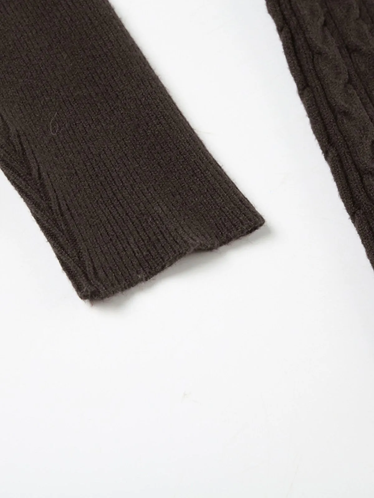 Solid V-neck Pastel Goth Soft Sweet Cute Knitted Pullover Sweater, 7 of 9