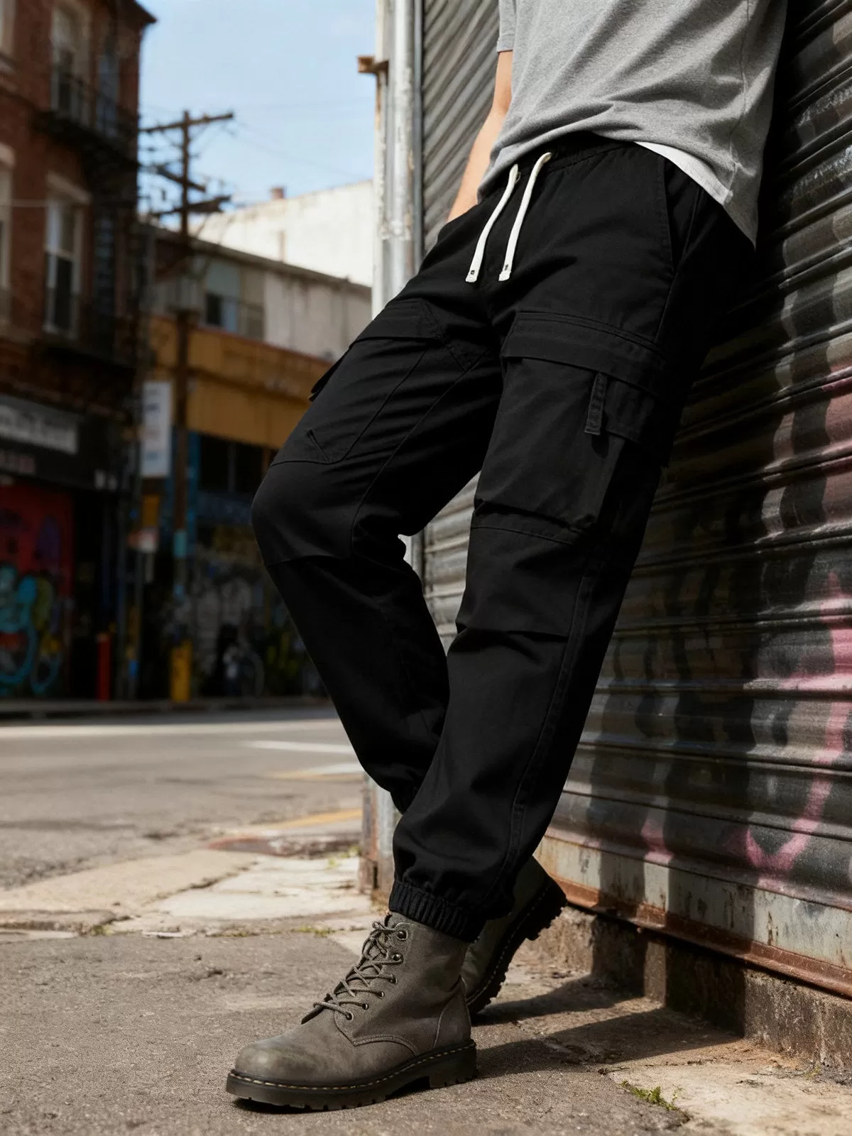 Men's Cargo Pants Multi-pocket Sports Long Overall Casual Sporty Fashion Jogger Pant, 3 of 8