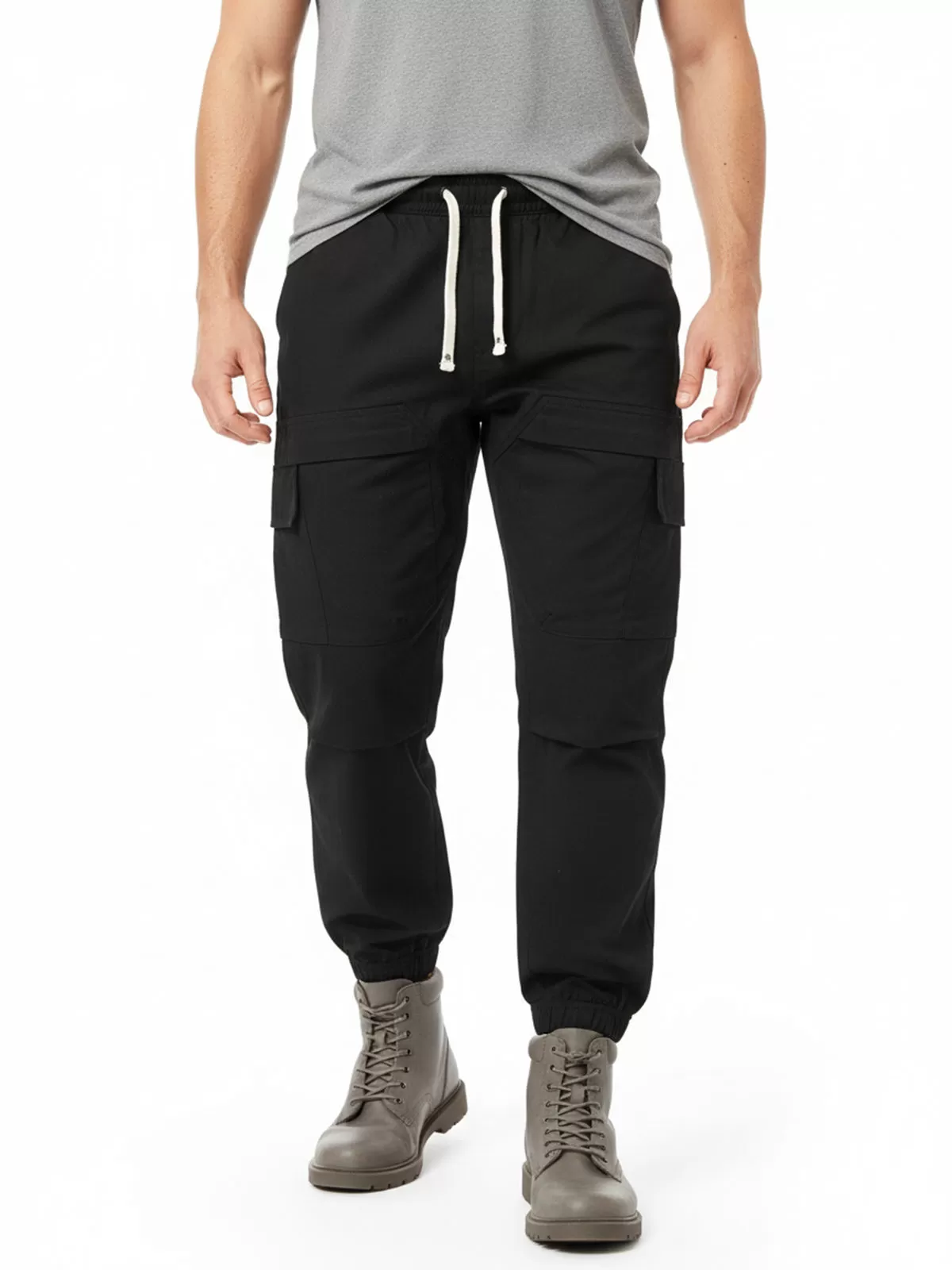 Men's Cargo Pants Multi-pocket Sports Long Overall Casual Sporty Fashion Jogger Pant, 4 of 8