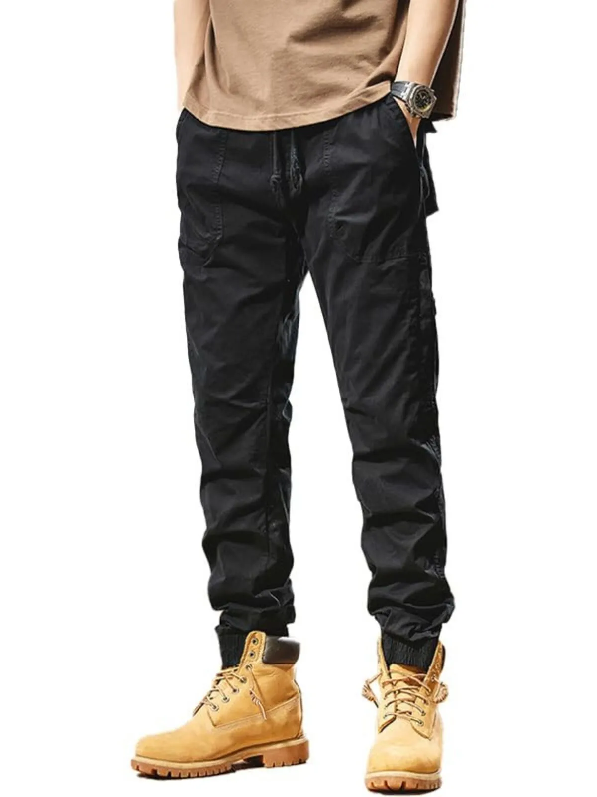 Men's Cargo Pants Tactical Hiking Lightweight Quick Dry Stretchy Outdoor Work Pants, 2 of 5