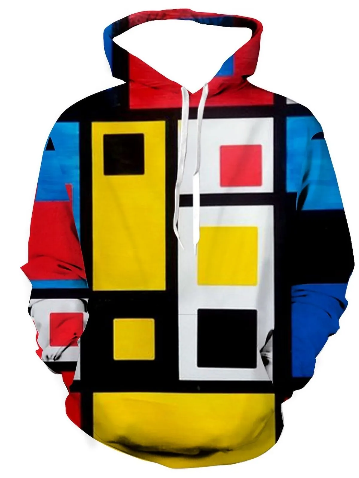 Men's Hoodie Color Block Graphic Prints Hoodie Sweatshirt Designer Casual Daily Sports Spring & Fall Designer, 1 of 1