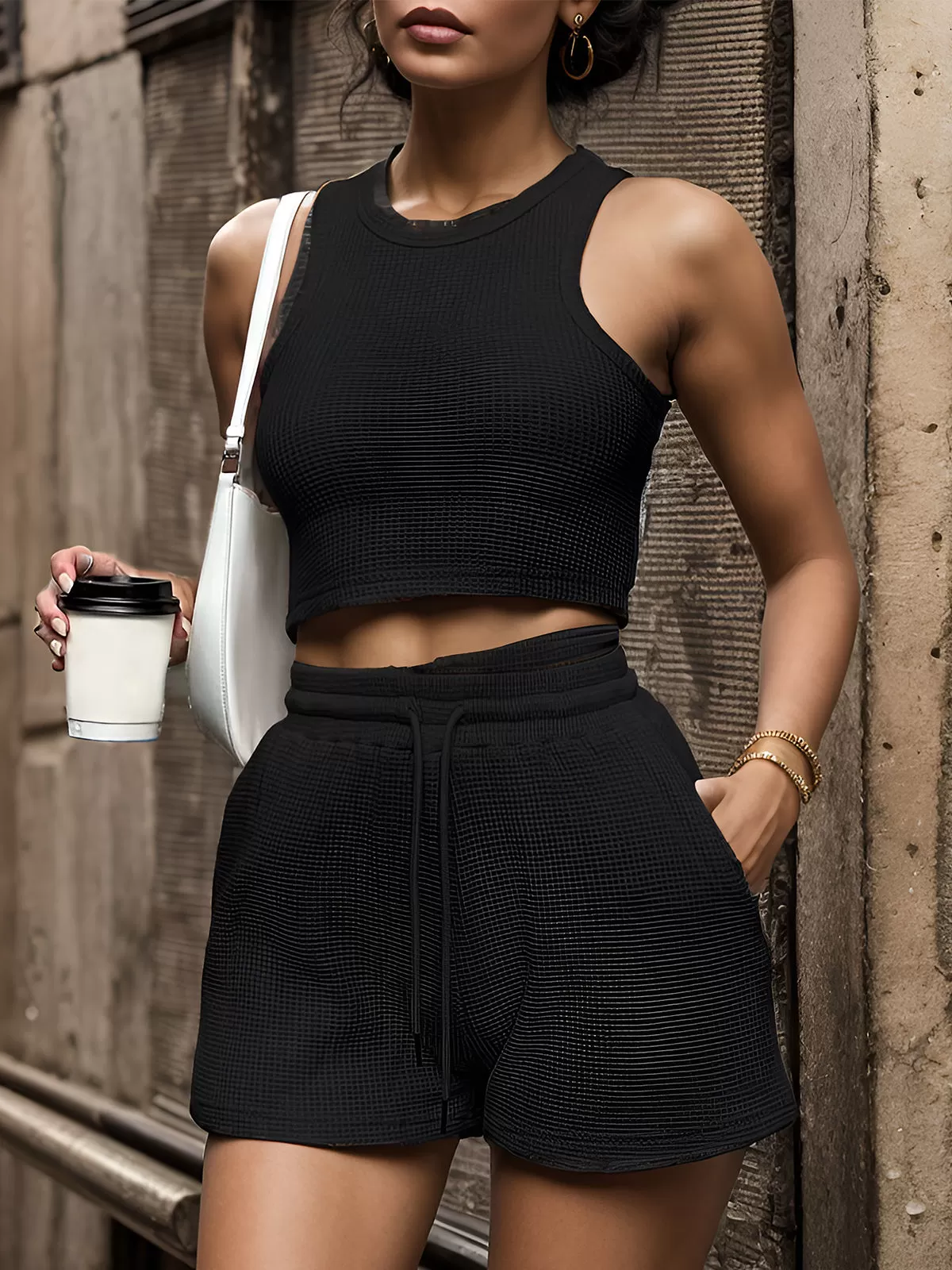 Round Neck Tank & Shorts, 4 of 5