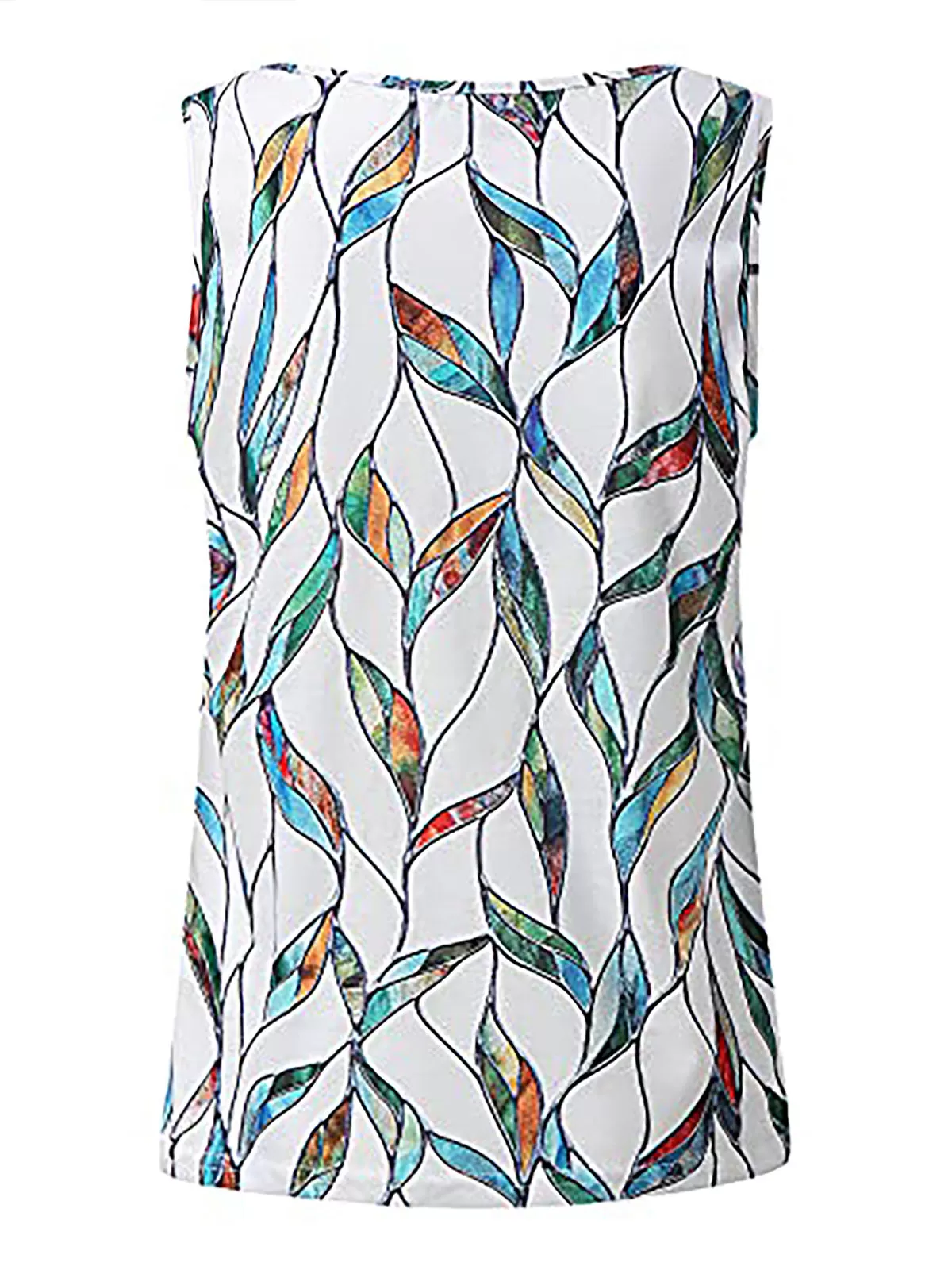 Printing V-neck Tank, 4 of 4