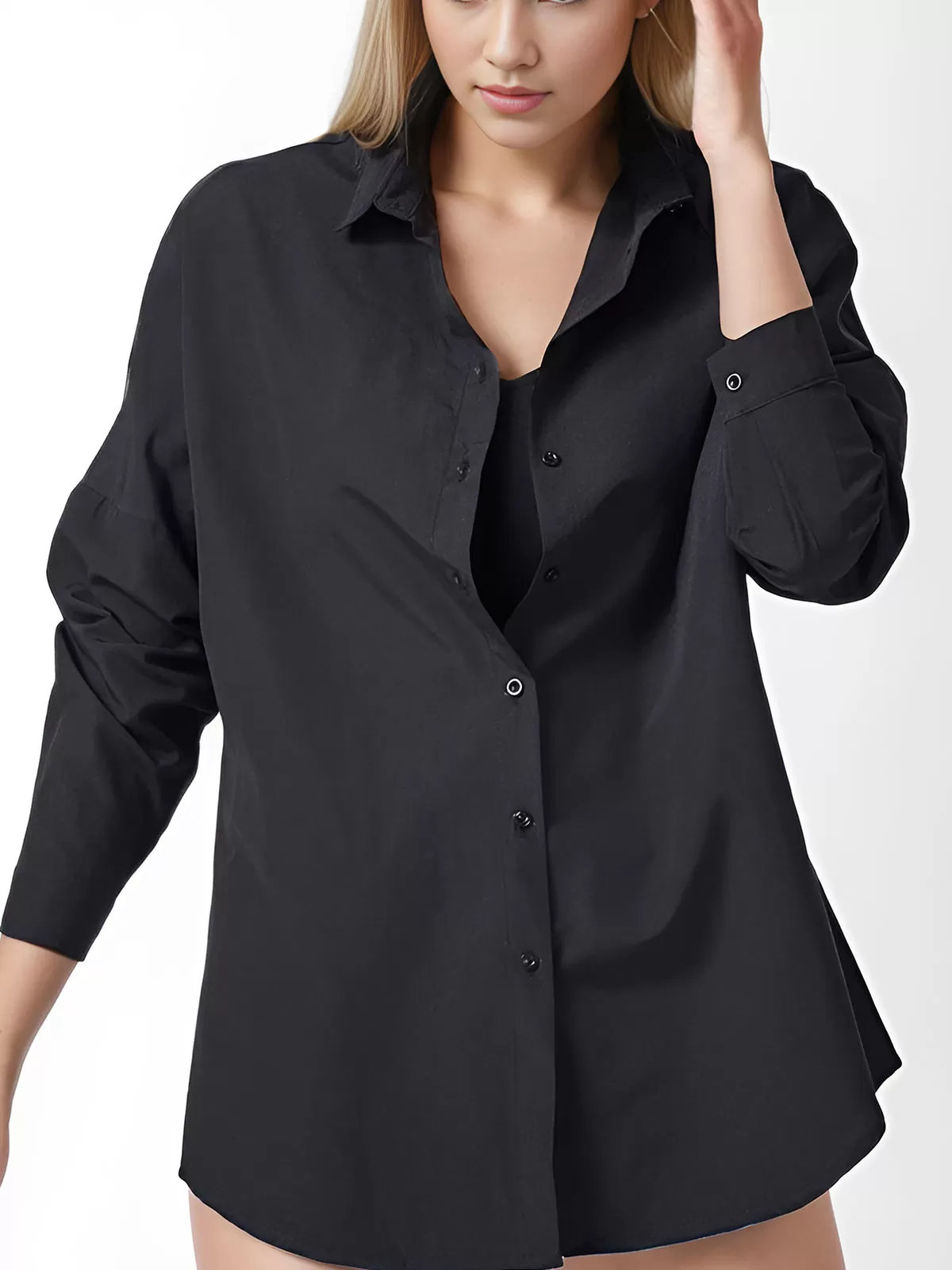 Lapel Shirt Long Sleeve Blouse, 4 of 6