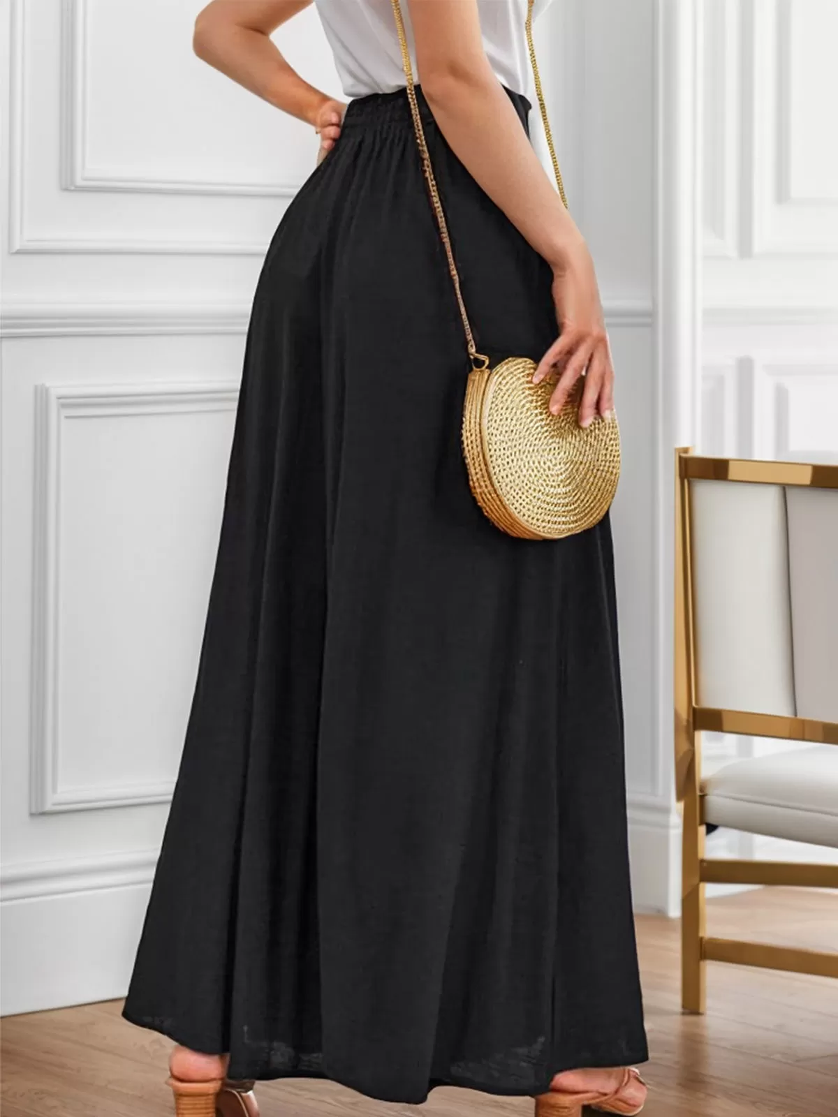 Medium Rise Palazzo Pants, 4 of 5