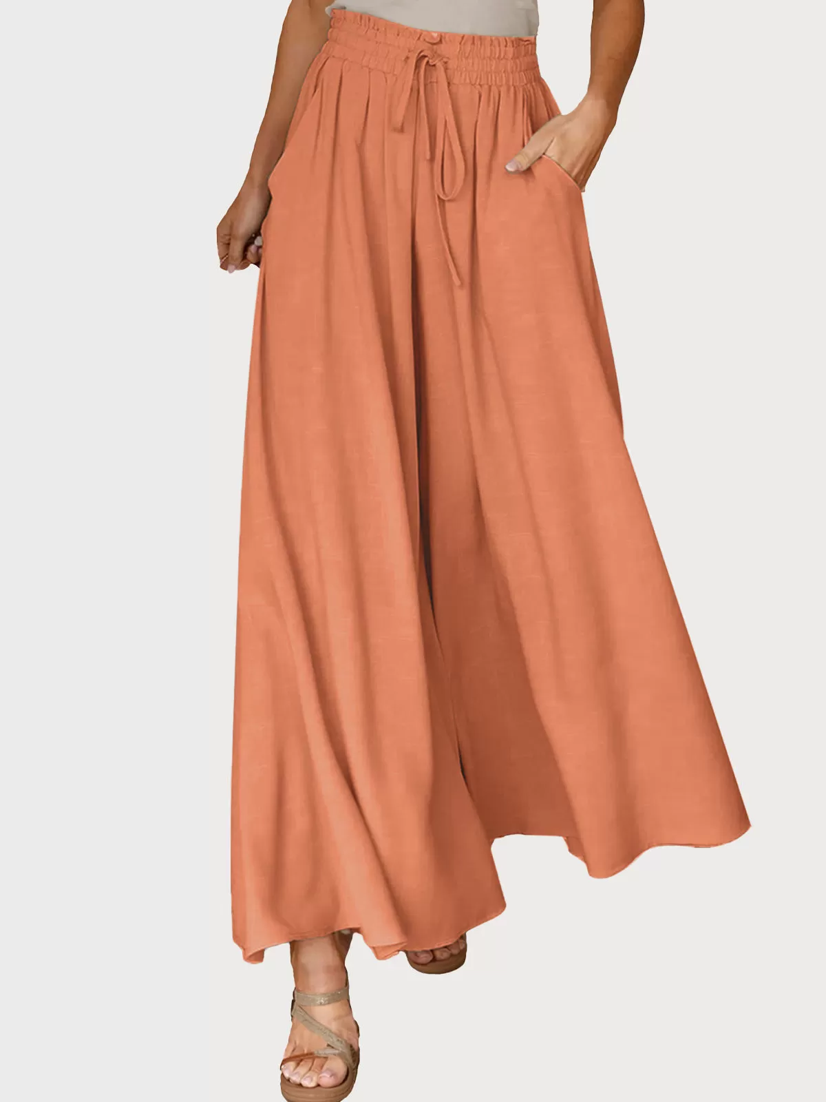 Medium Rise Palazzo Pants, 1 of 5