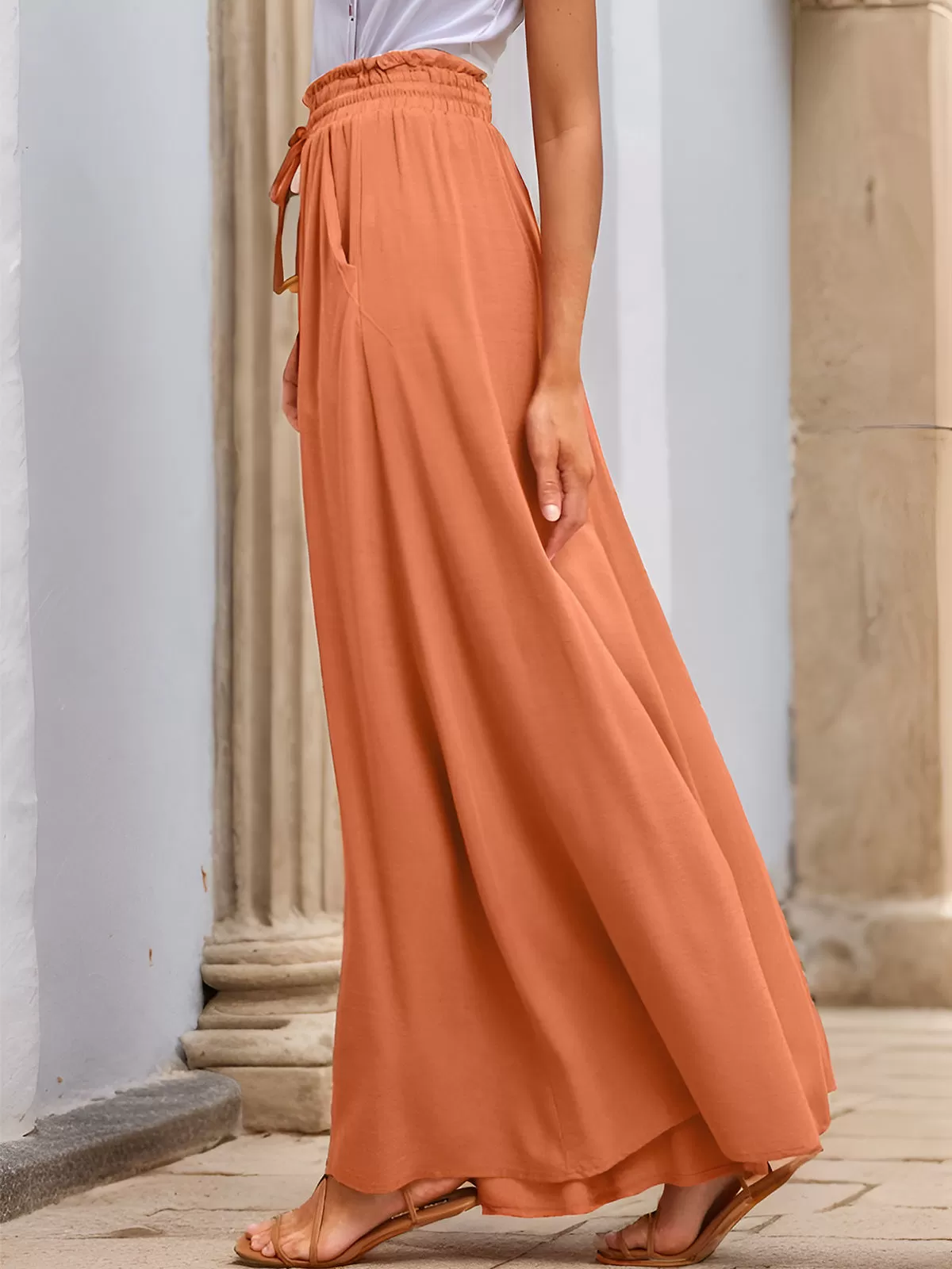 Medium Rise Palazzo Pants, 2 of 5