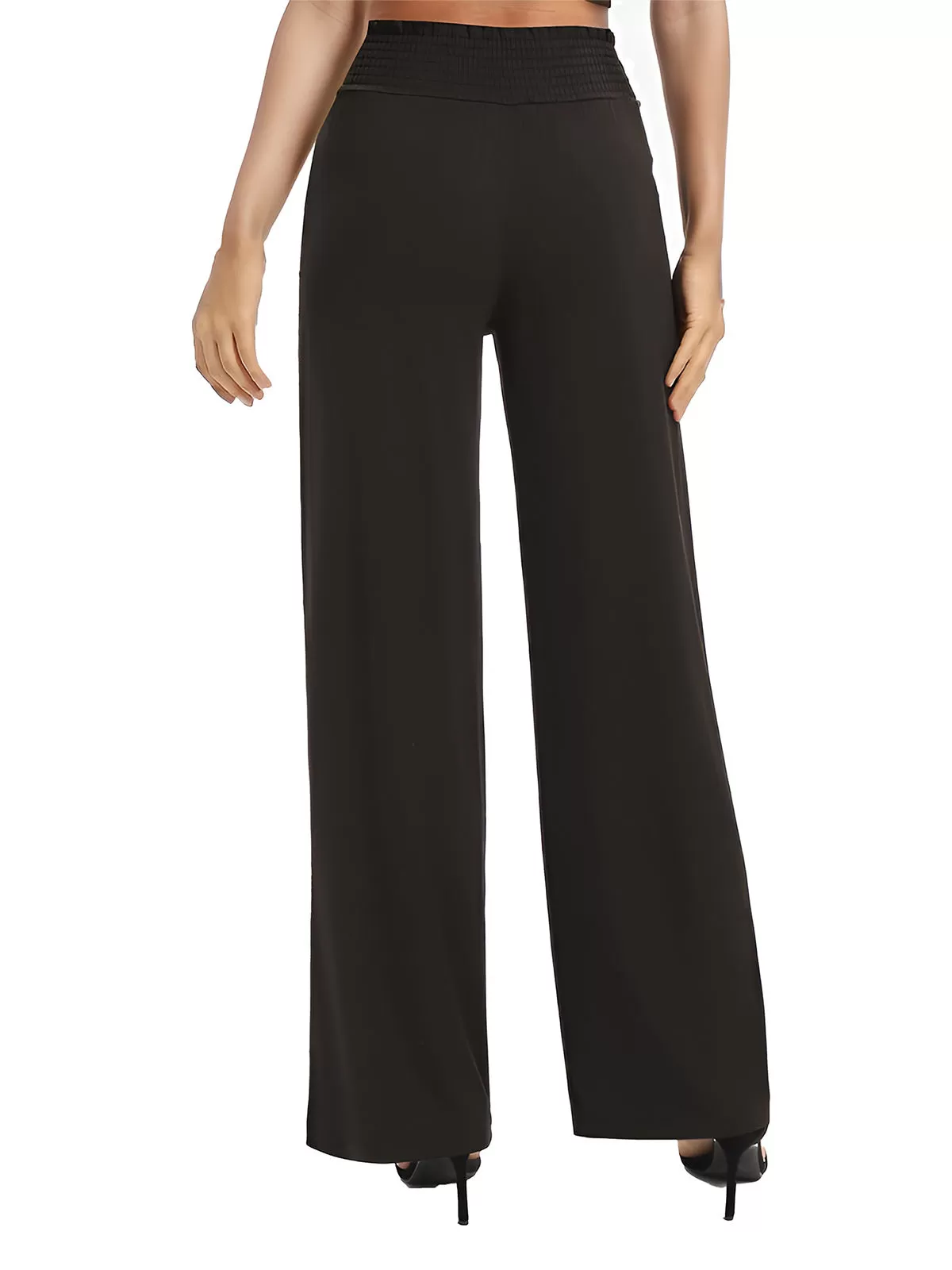 Medium Rise Knit Palazzo Pants, 6 of 6